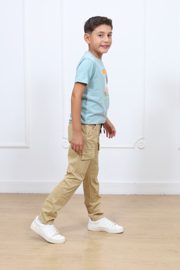 Pantalon jogger drill cargo Marquiño