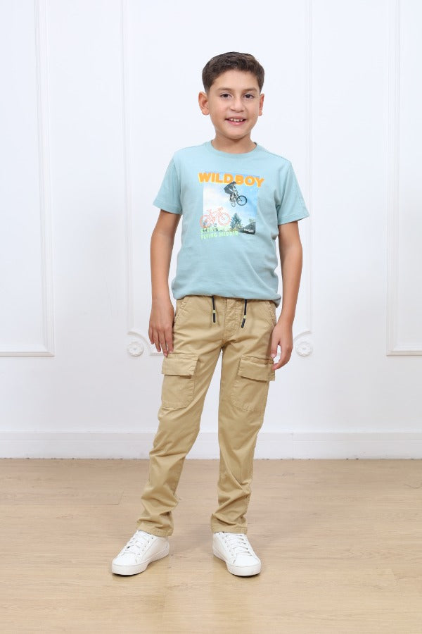 Pantalon jogger drill cargo Marquiño