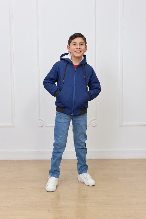 Casaca impermeable Rafo con forro micropolar