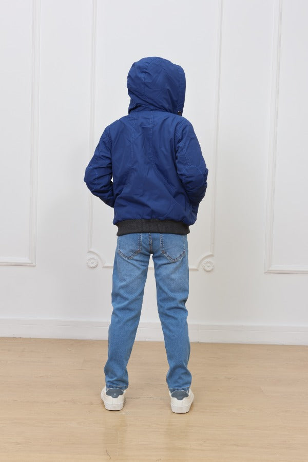 Casaca impermeable Rafo con forro micropolar