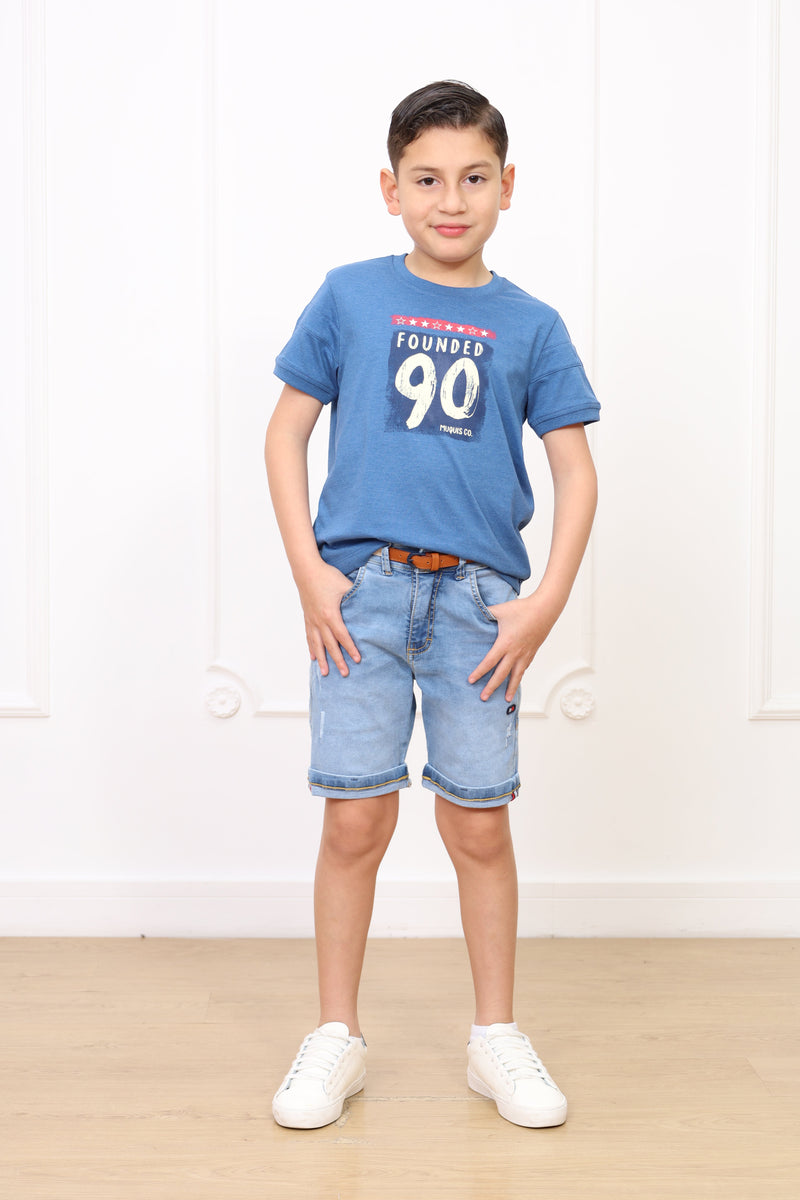 Bermuda denim Nicolas strech