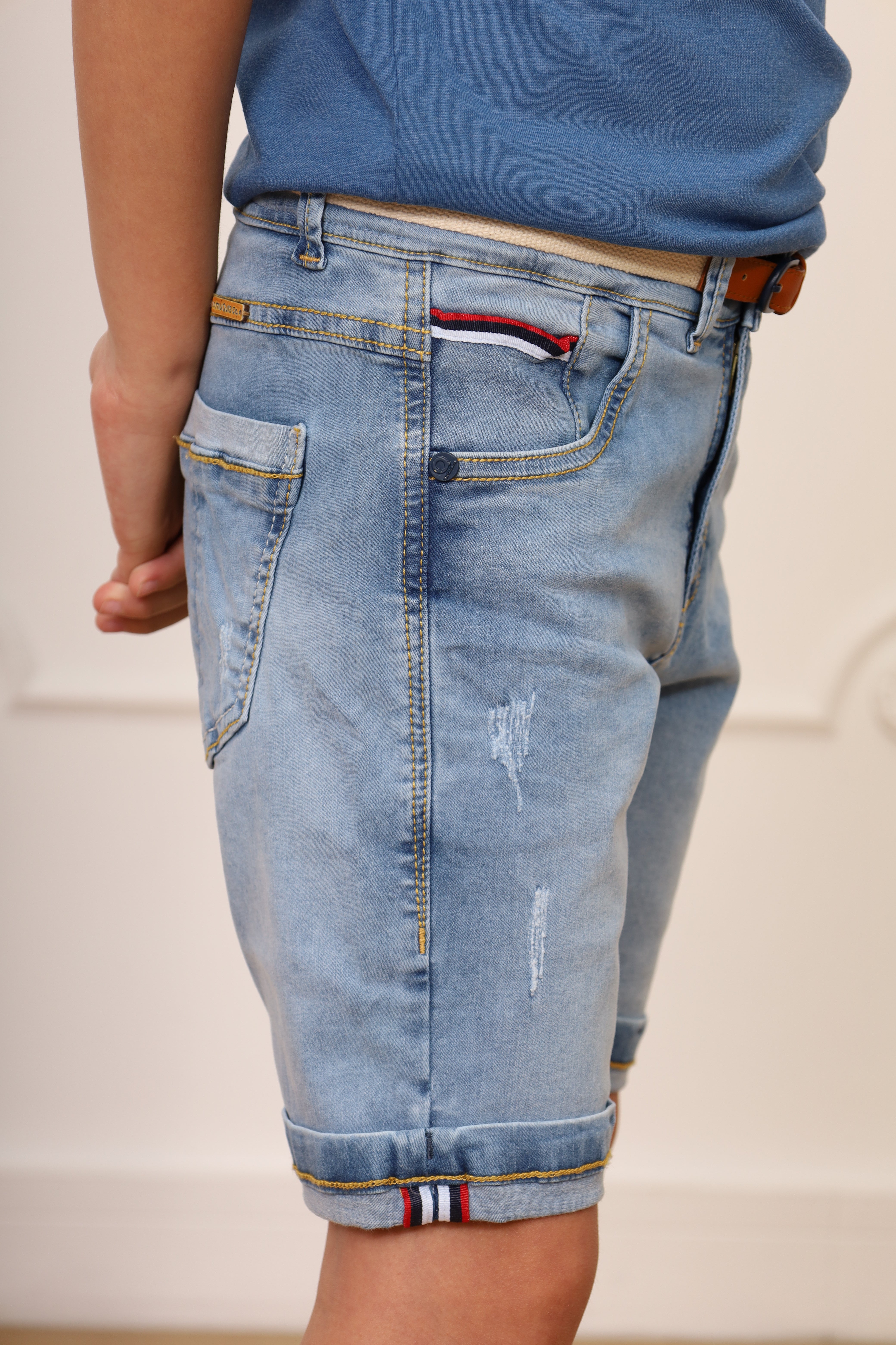 Bermuda denim Nicolas strech