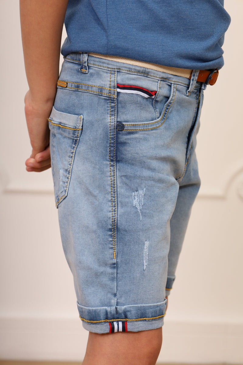 Bermuda denim Nicolas strech