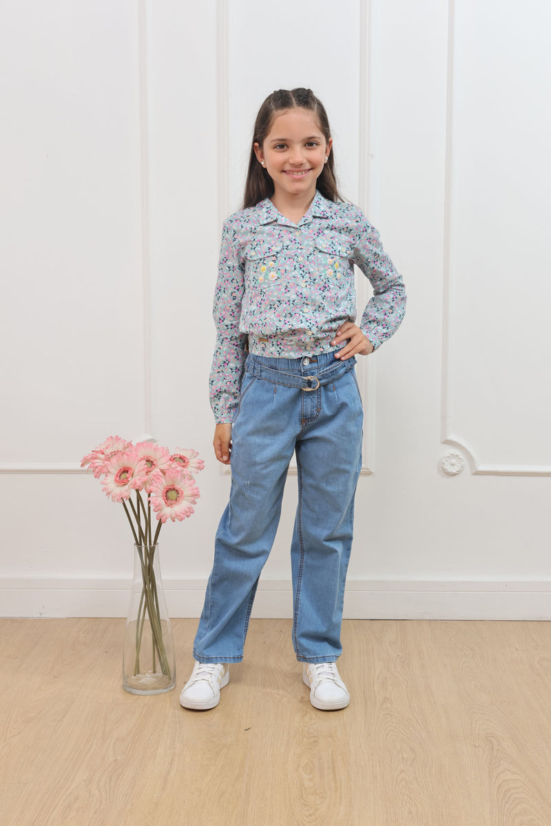 Blusa estampado Ada manga larga