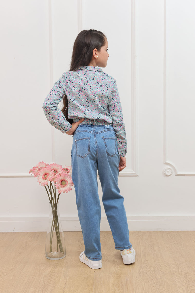 Blusa estampado Ada manga larga