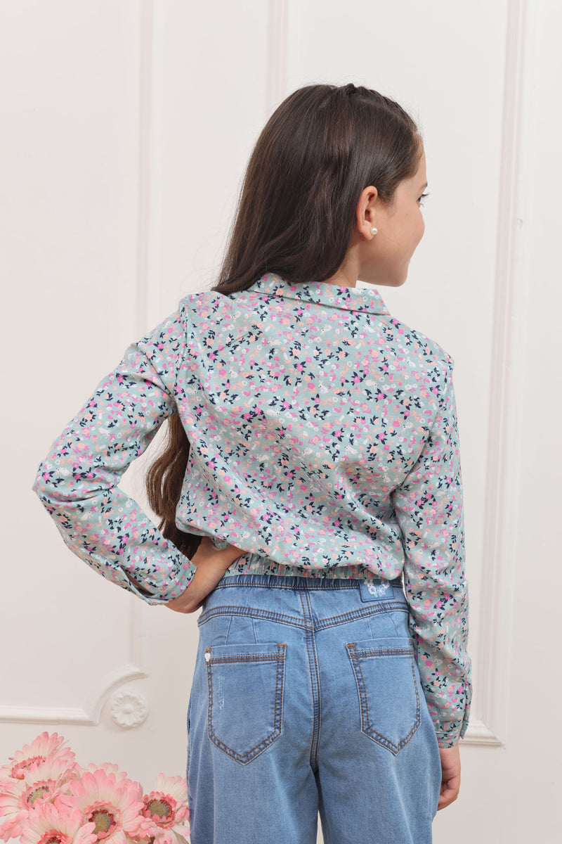Blusa estampado Ada manga larga