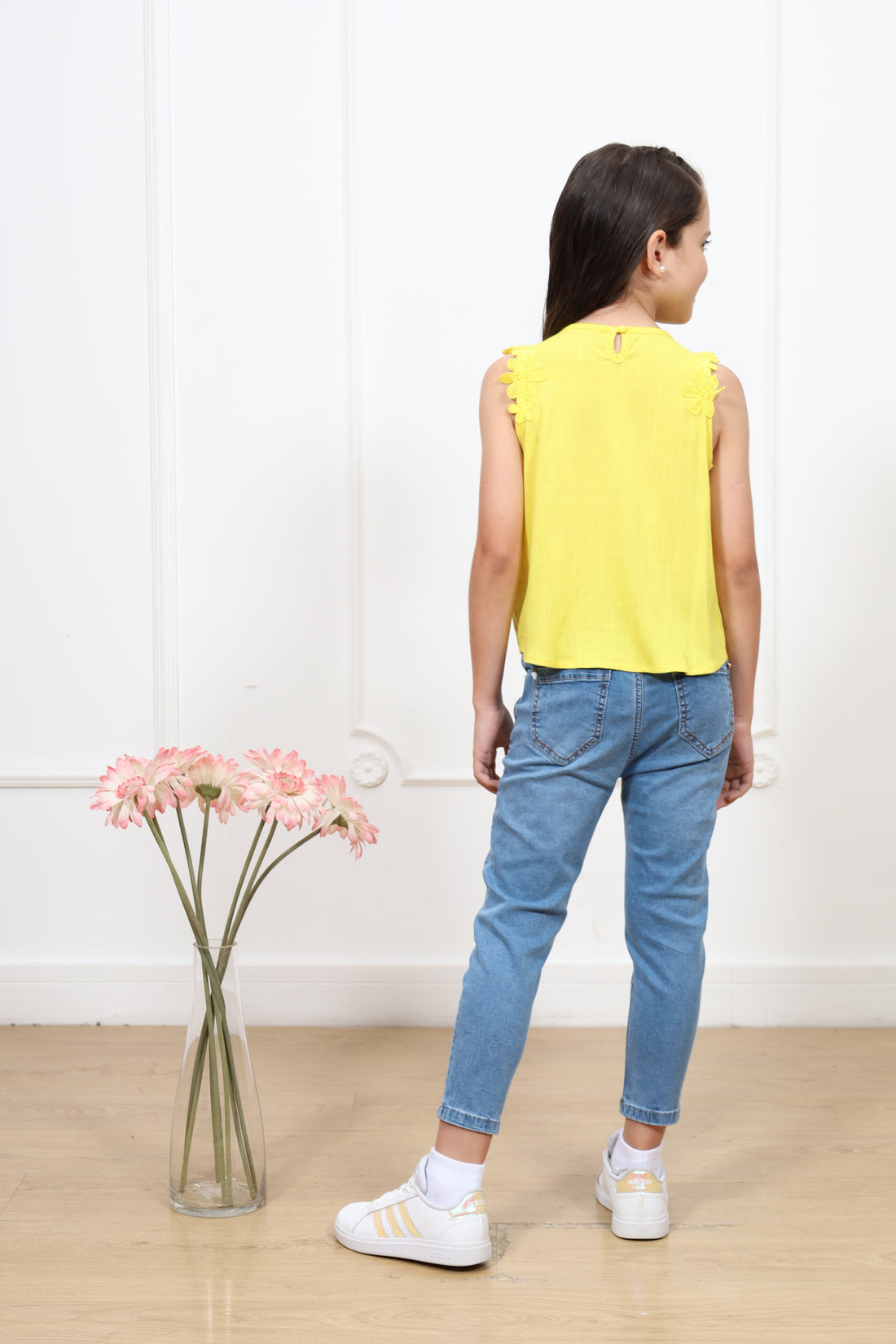 Blusa lino Katherine manga cero