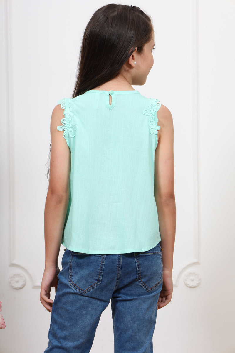 Blusa lino Katherine manga cero