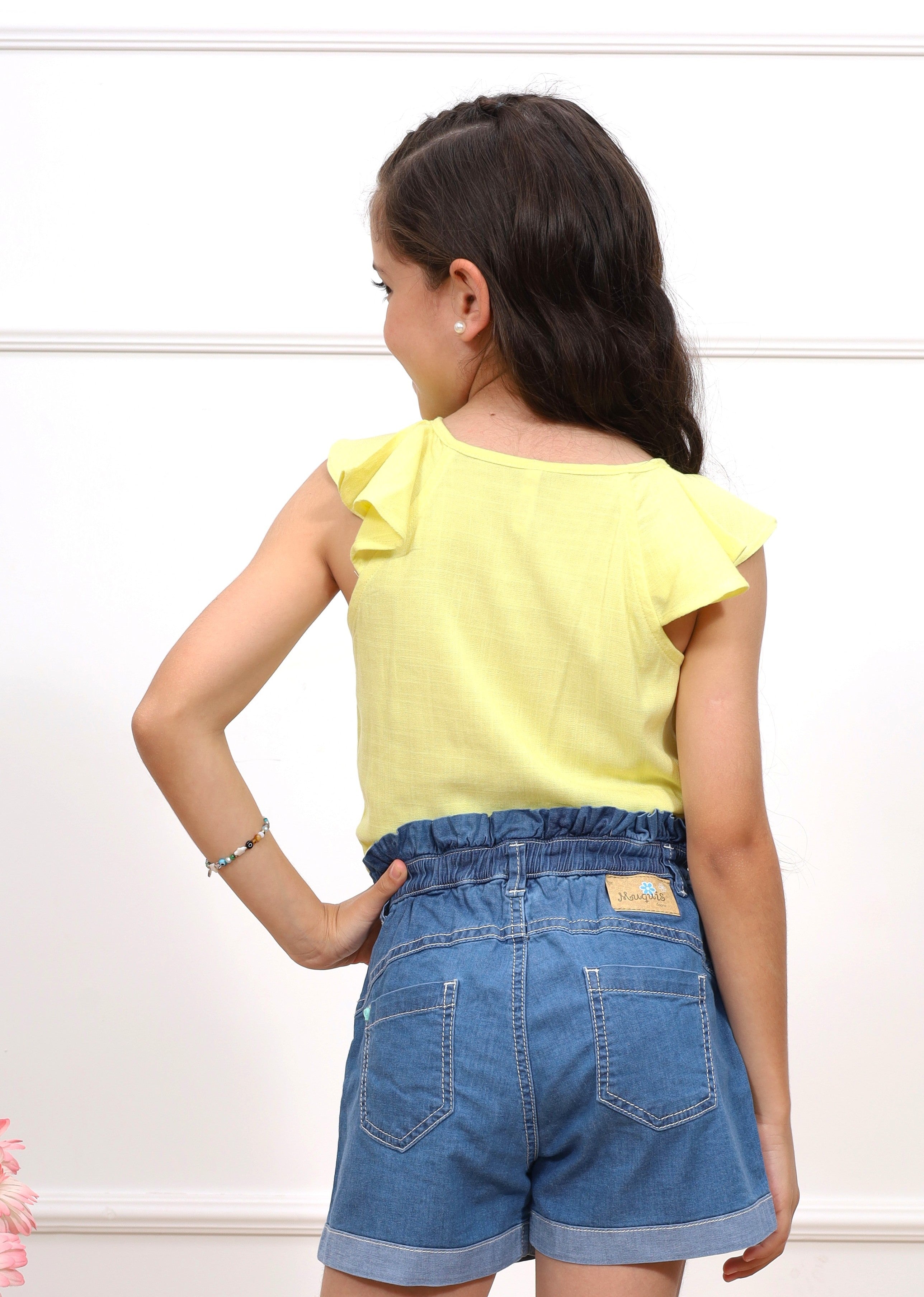 Blusa lino Kathia manga corta