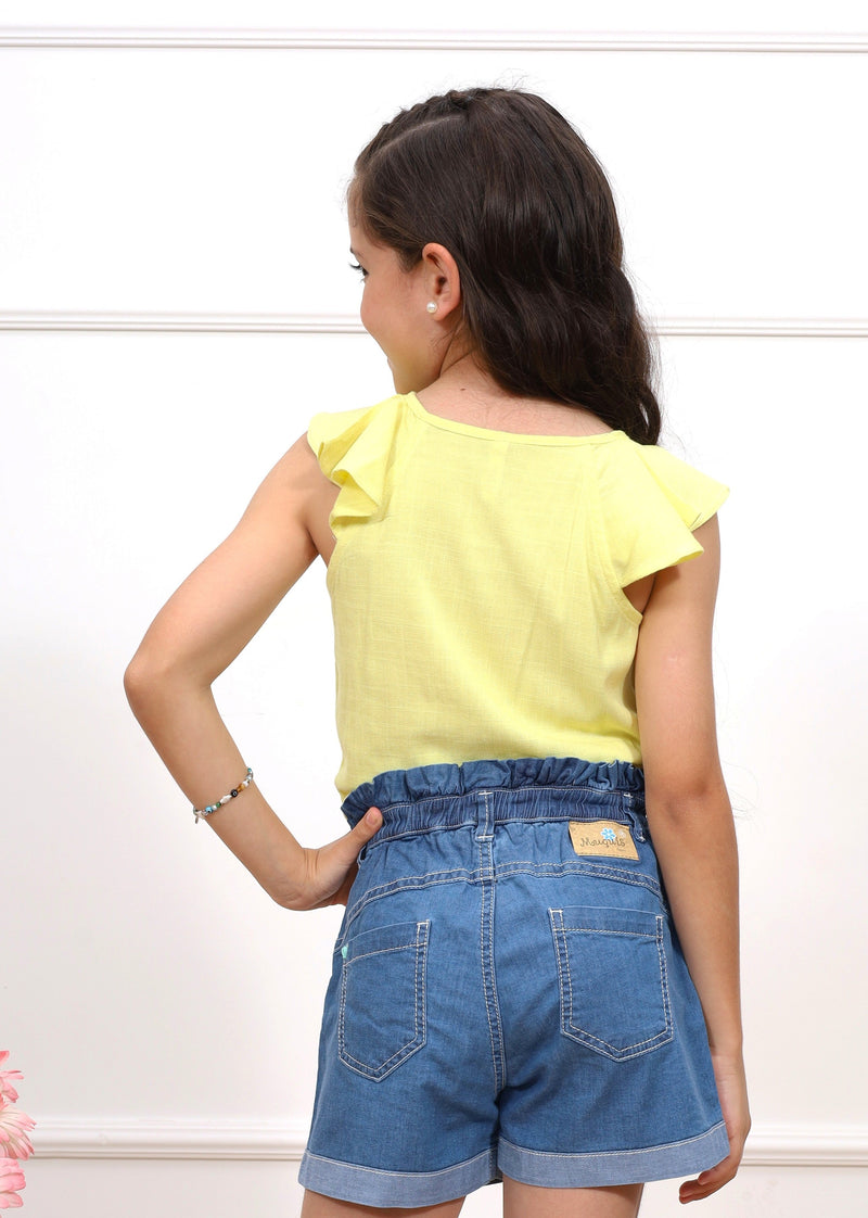 Blusa lino Kathia manga corta