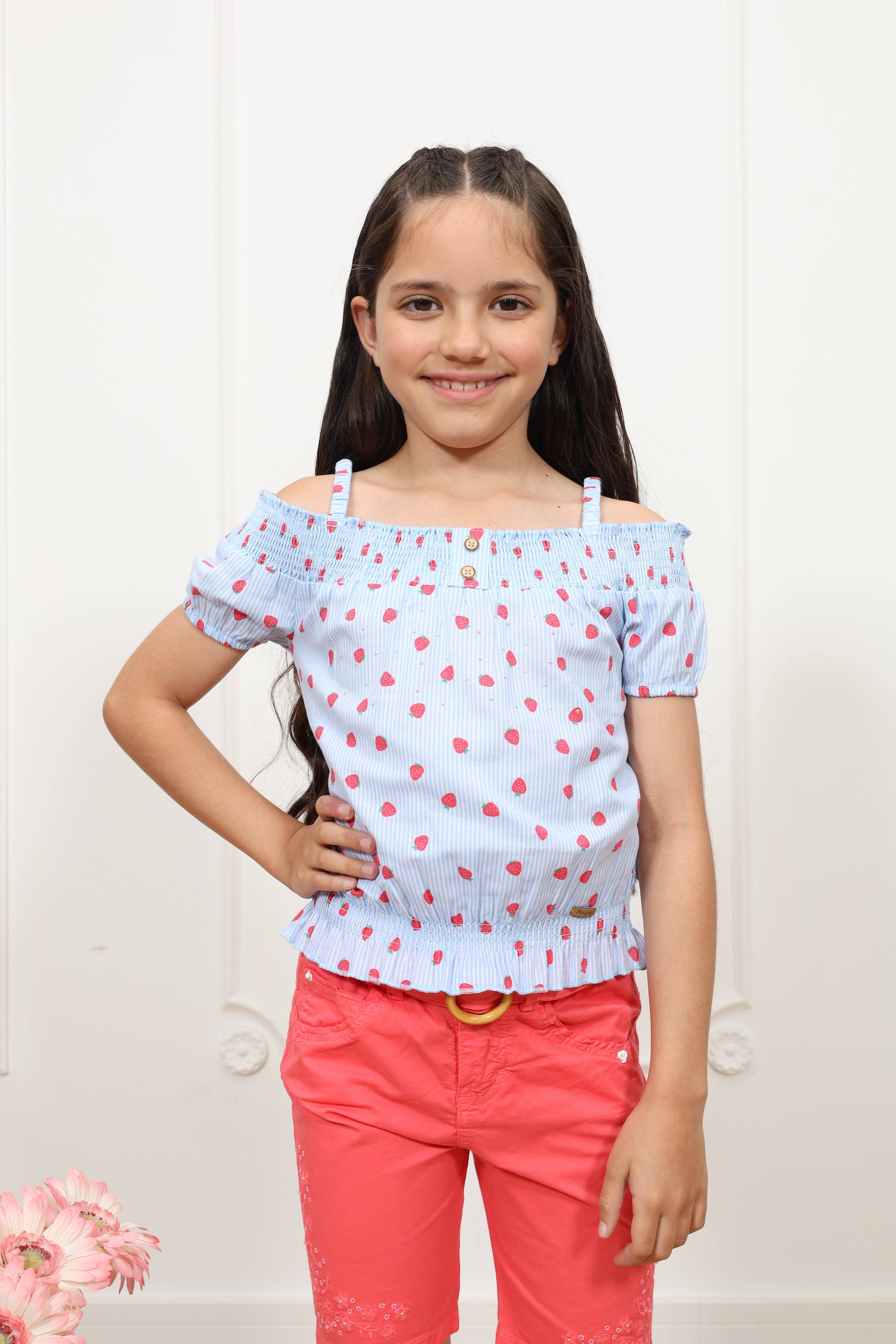 Blusa estampado Samy manga corta