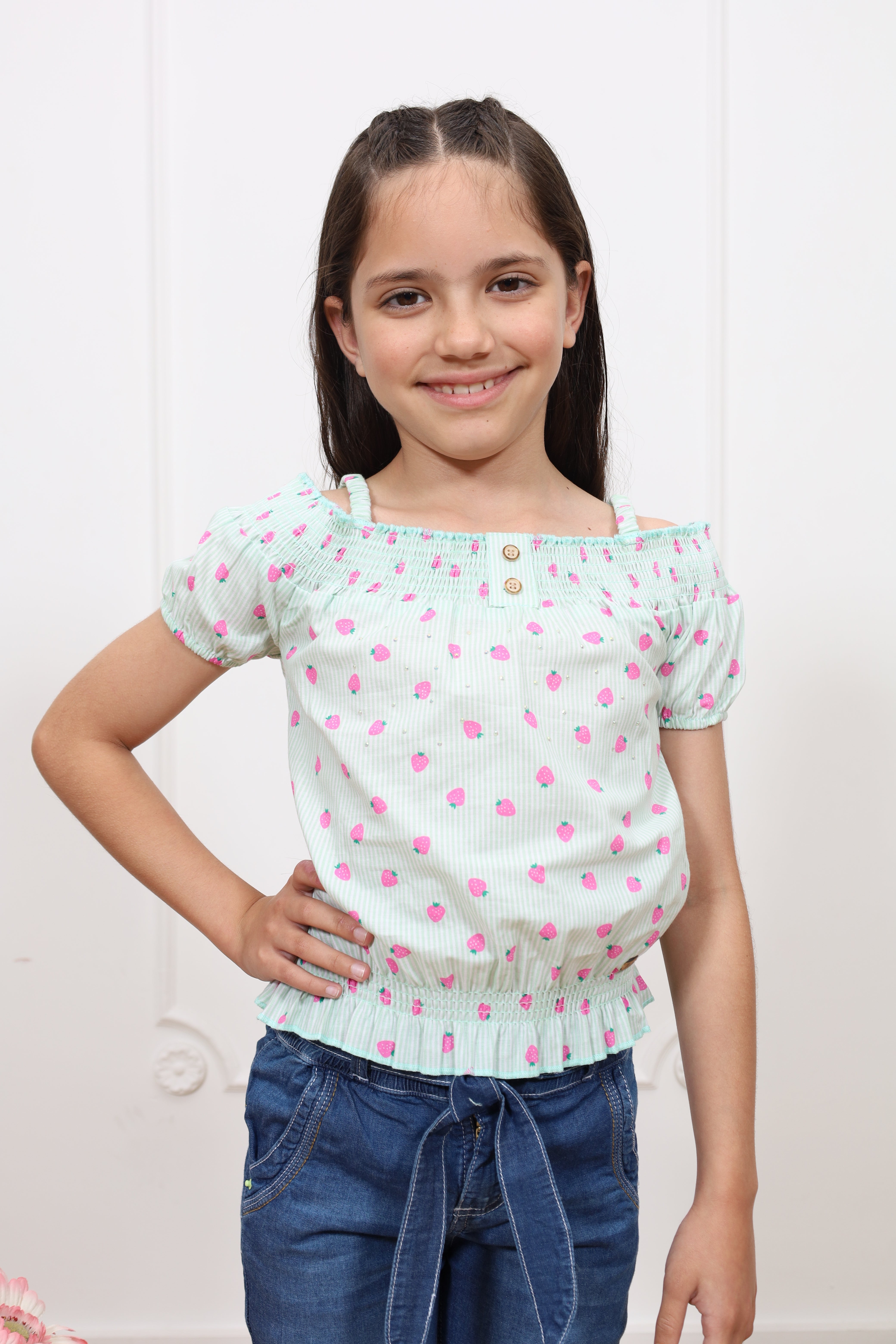 Blusa estampado Samy manga corta