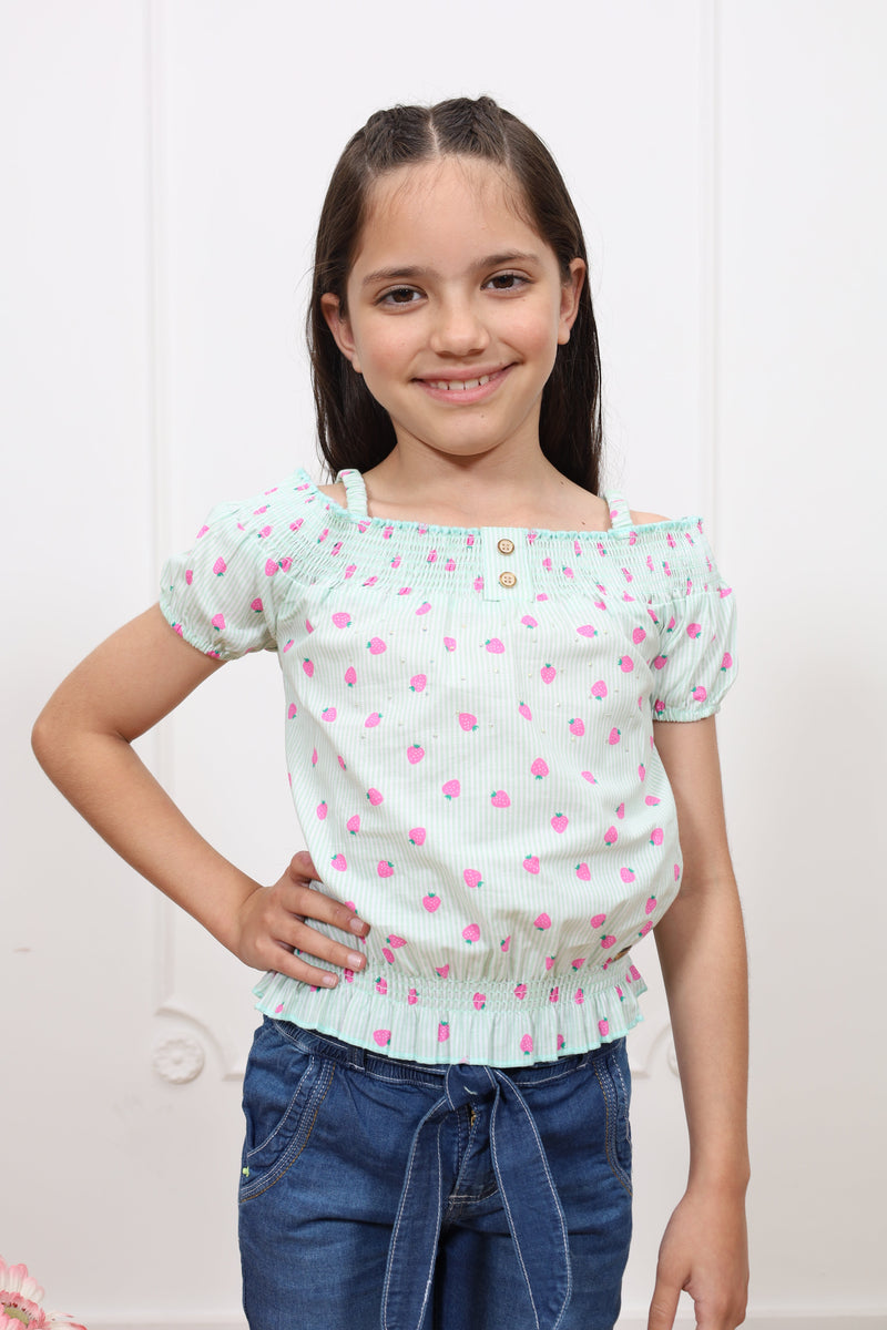Blusa estampado Samy manga corta