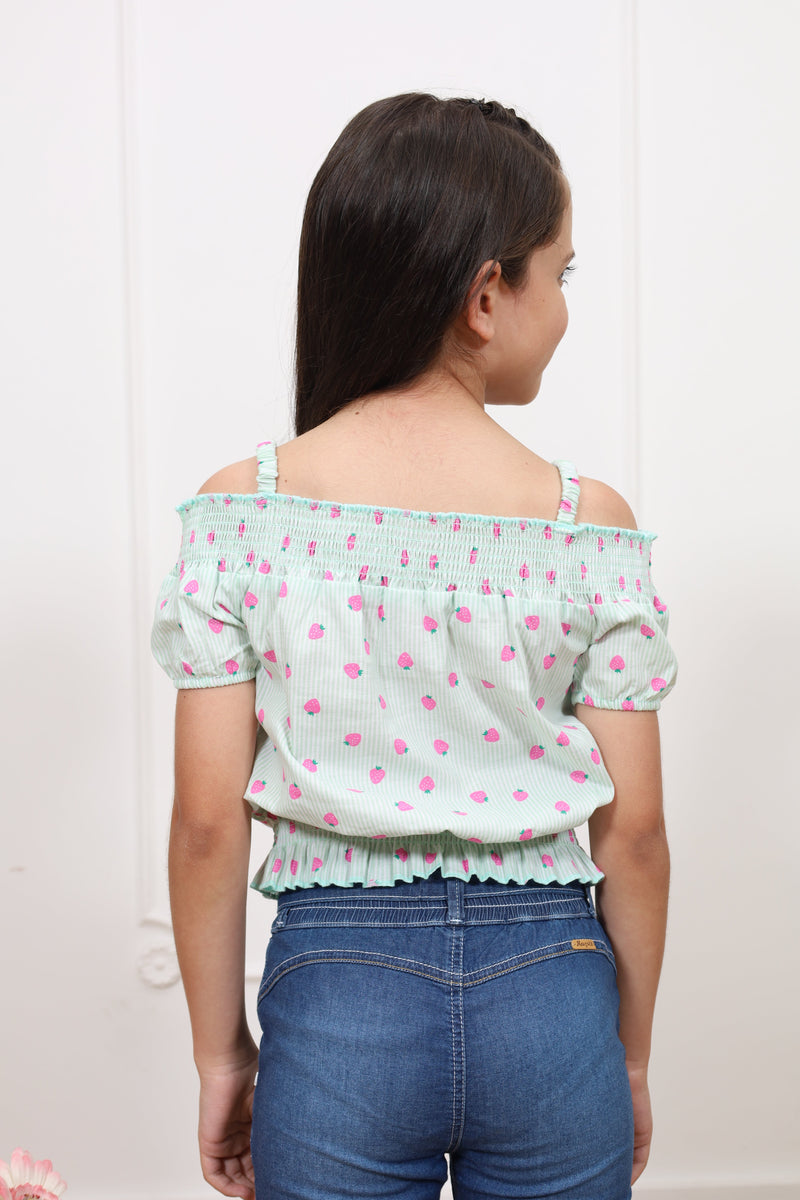 Blusa estampado Samy manga corta