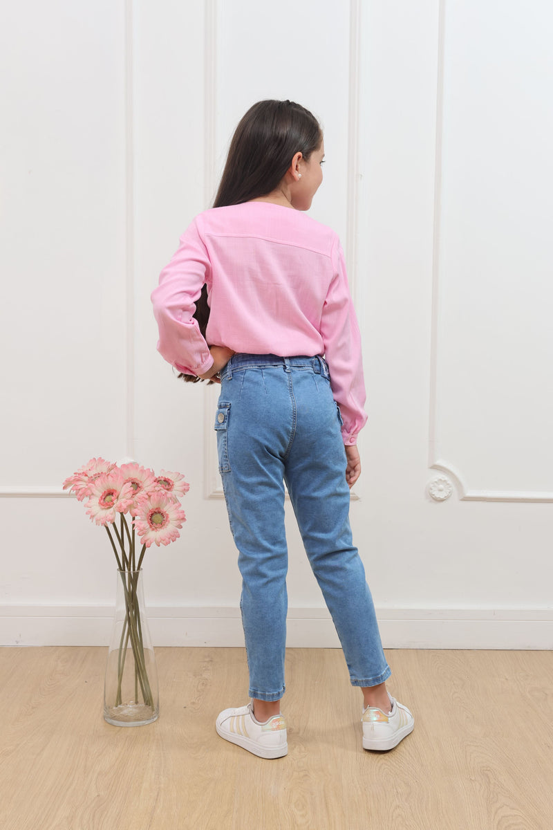 Blusa linoTephy manga larga