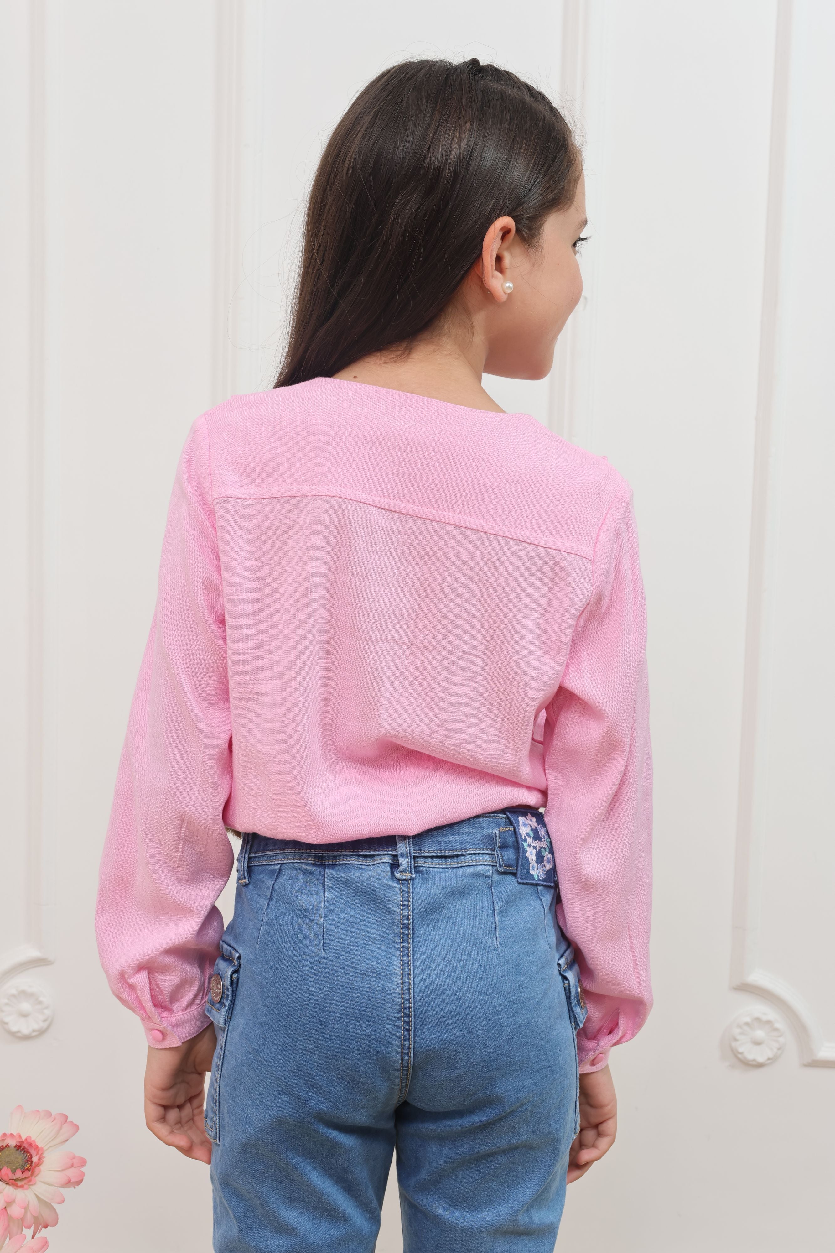 Blusa linoTephy manga larga