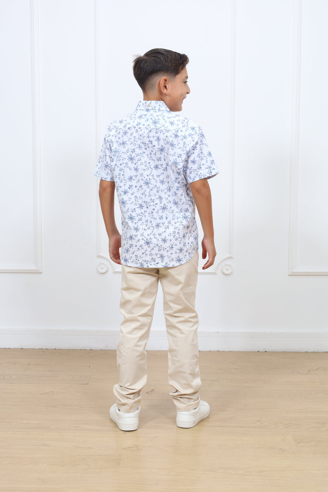 Camisa estampado Adrian manga corta clasic