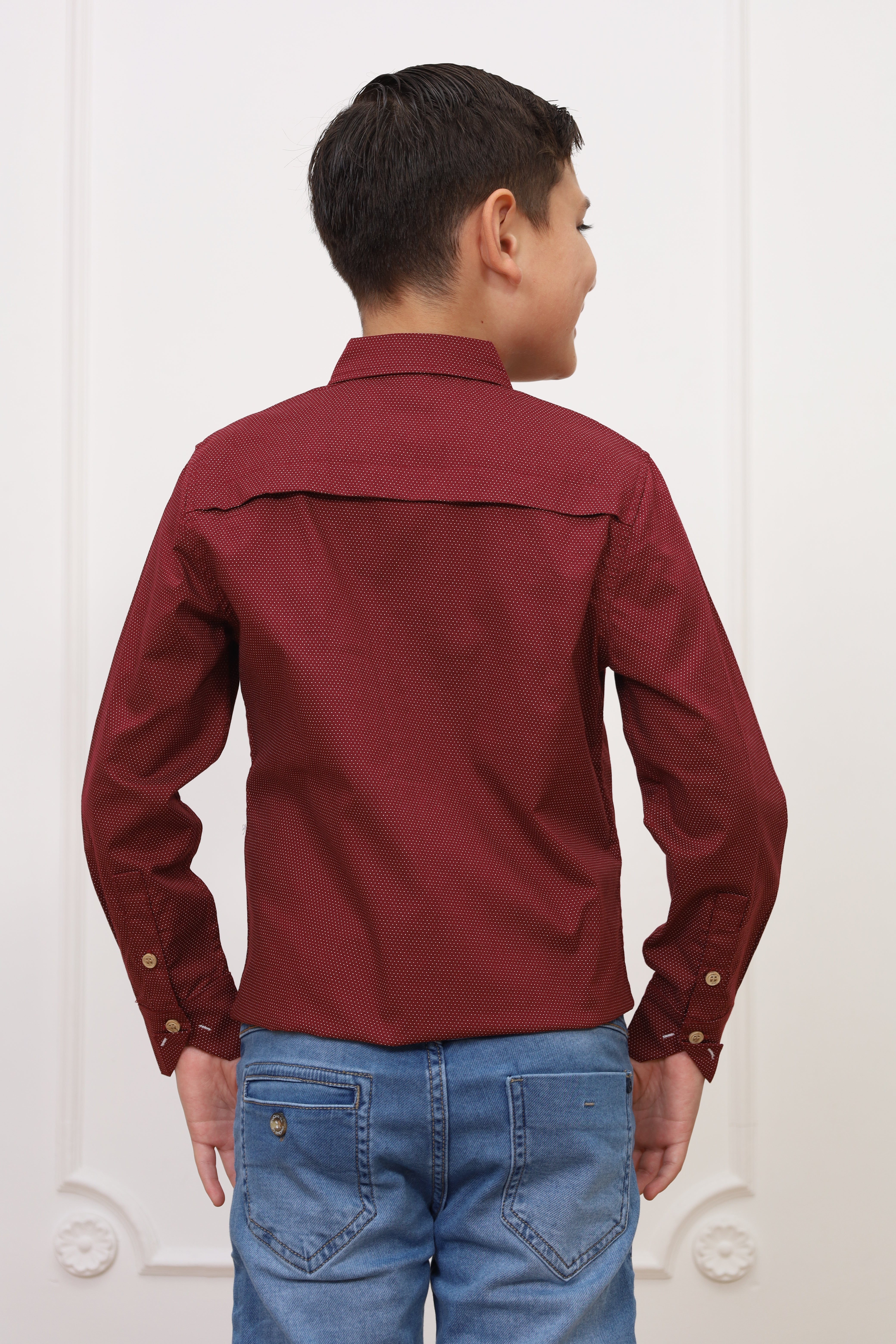 Camisa estampado Ale 2 manga larga Slim