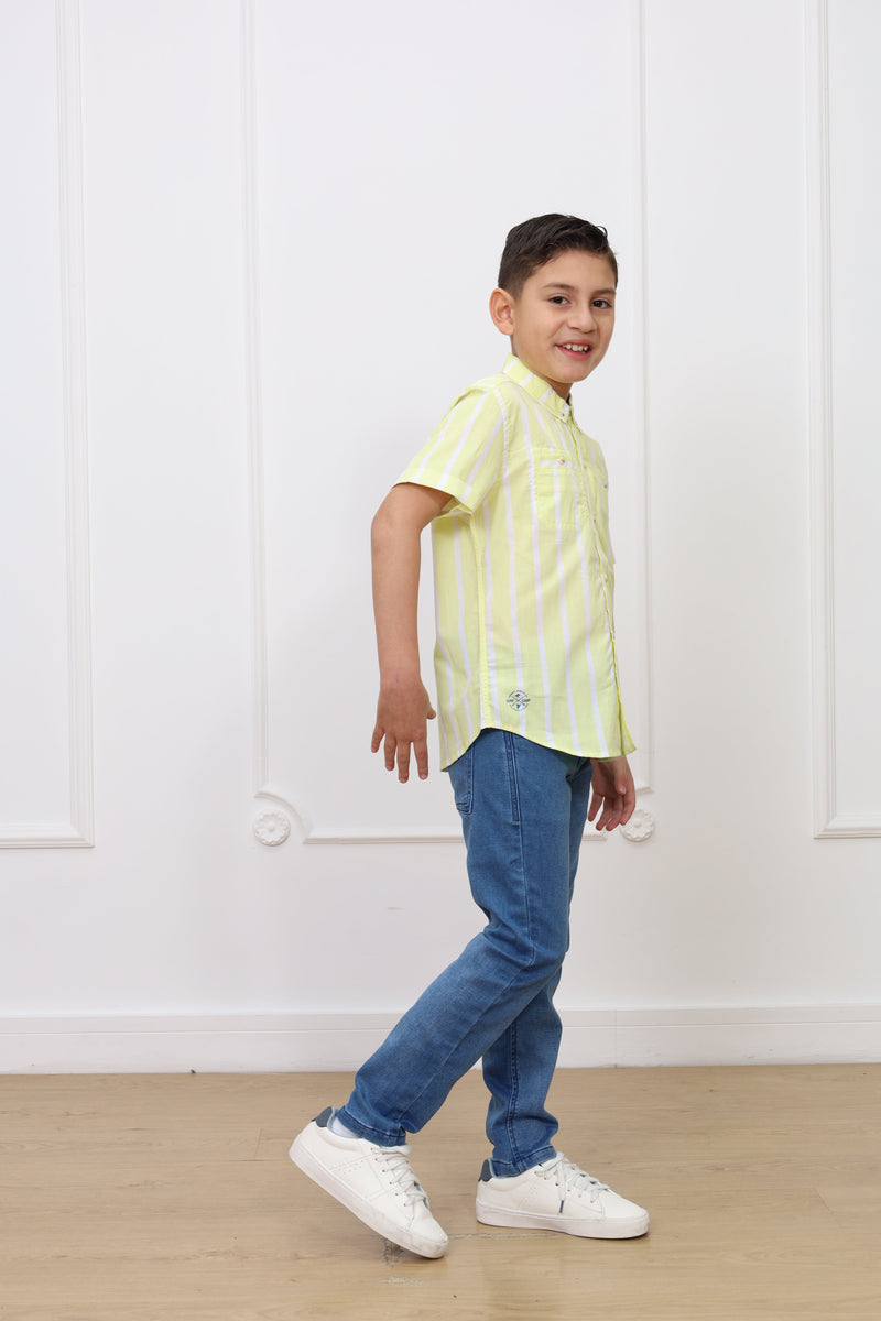 Camisa estampado Aryan manga corta clasic