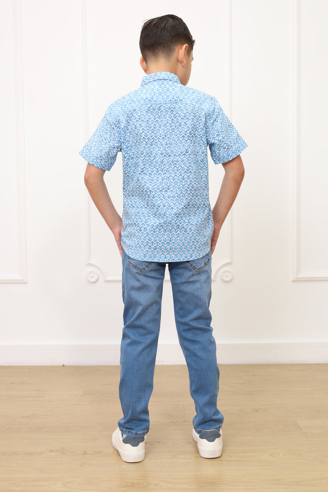 Camisa estampado Dylan manga corta clasic