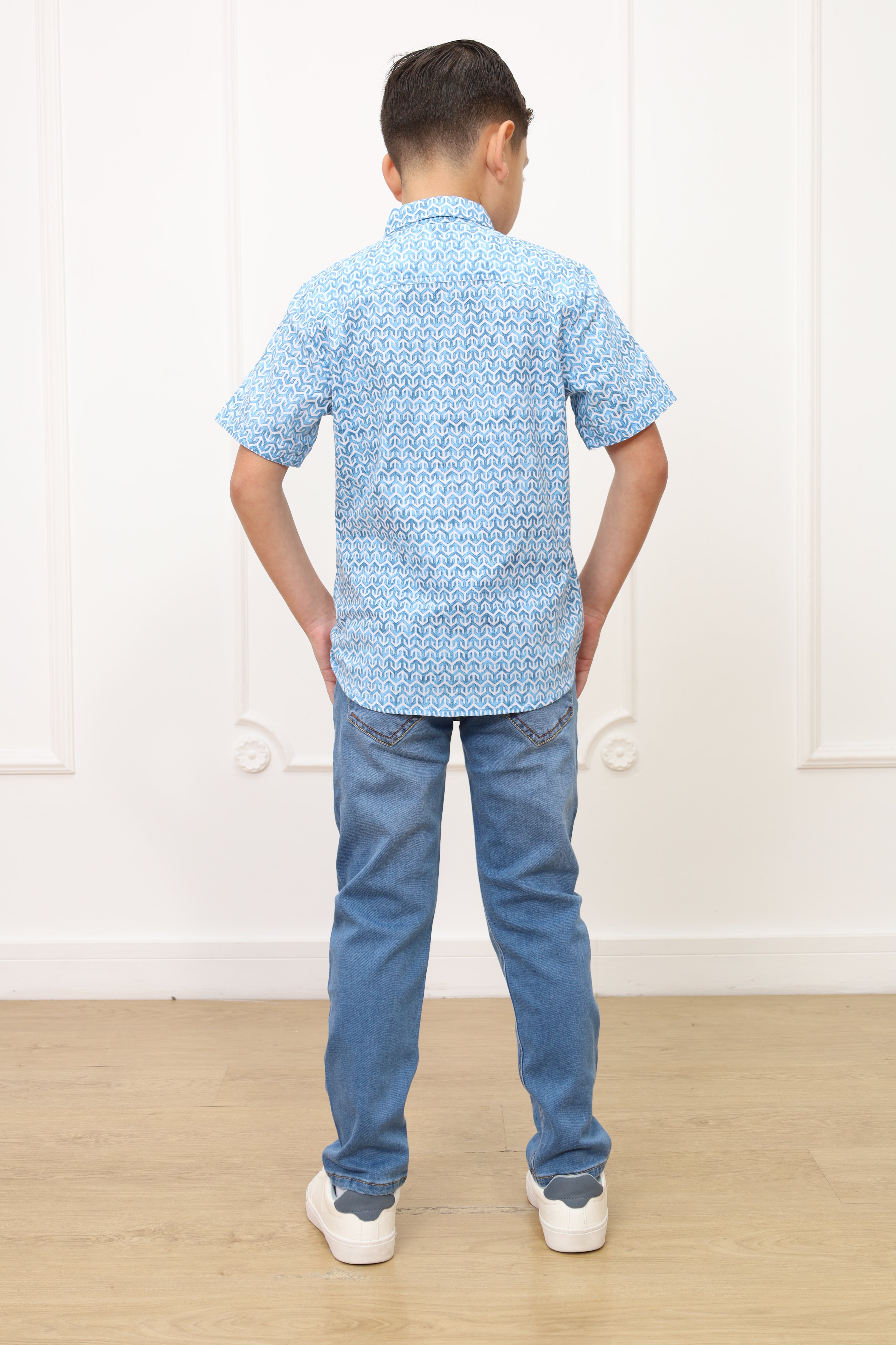 Camisa estampado Dylan manga corta clasic