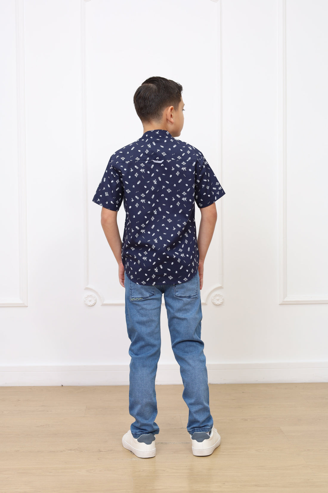 Camisa estampado Edison manga corta clasic