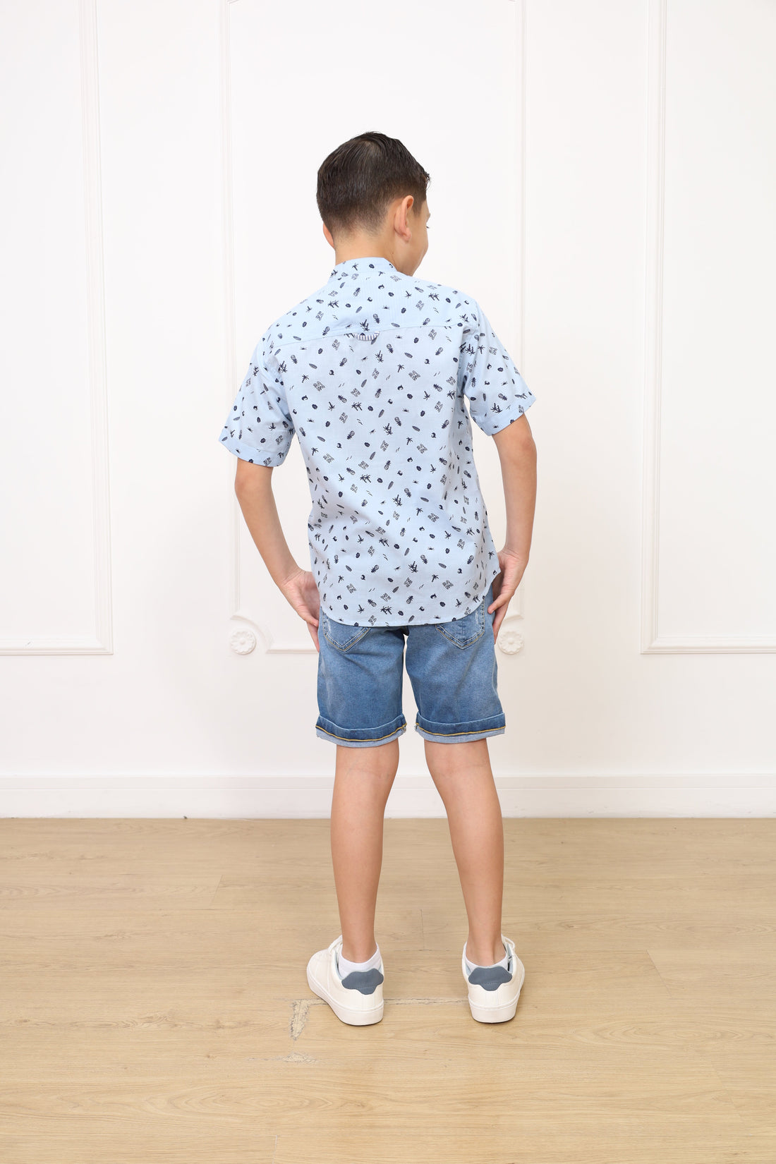 Camisa estampado Edison manga corta clasic