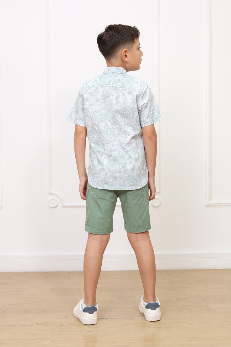 Camisa estampado Edy 2 manga corta clasic