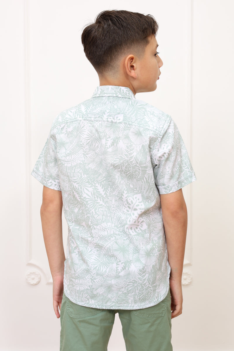 Camisa estampado Edy 2 manga corta clasic