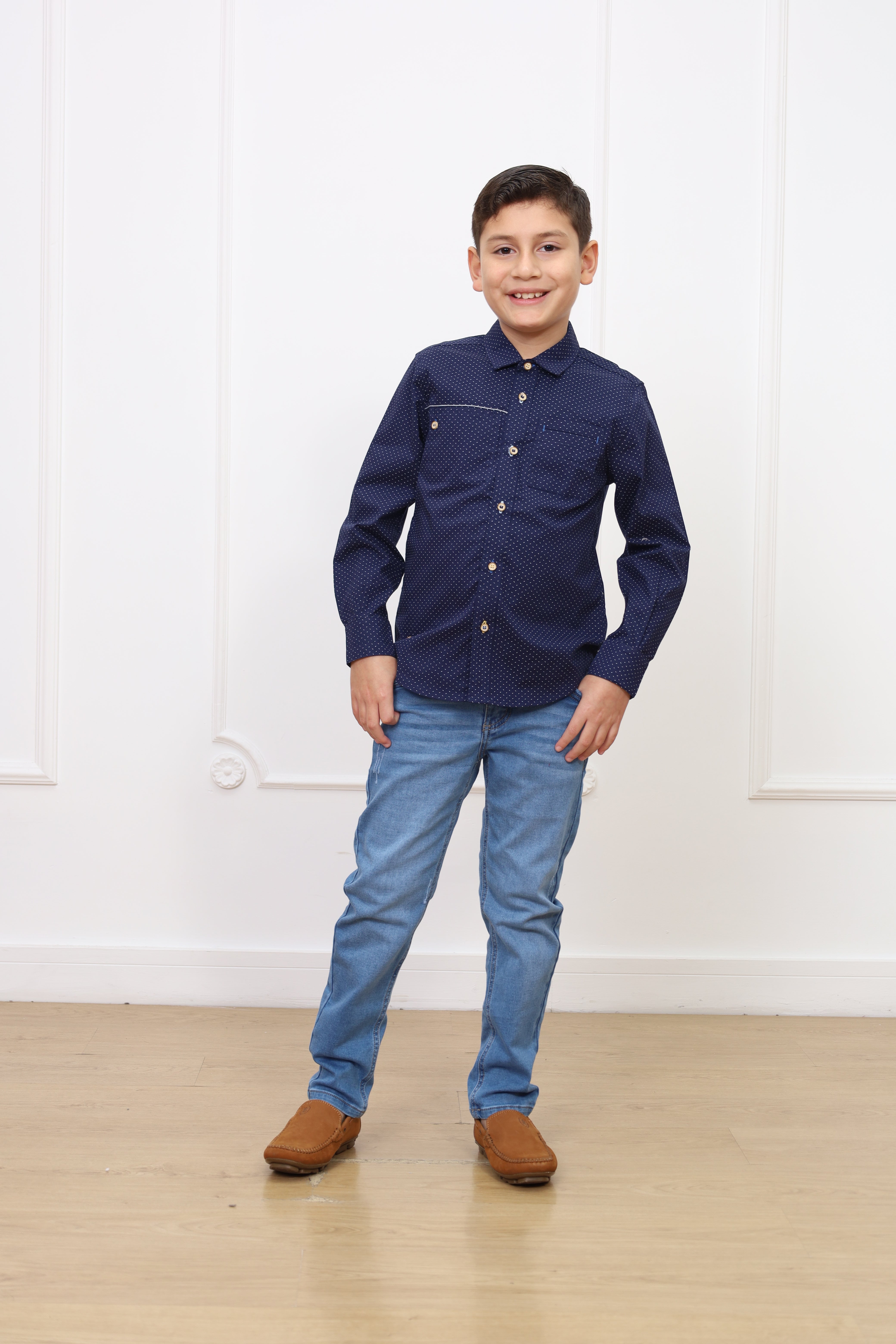 Camisa estampado Franck 2 manga larga clasic