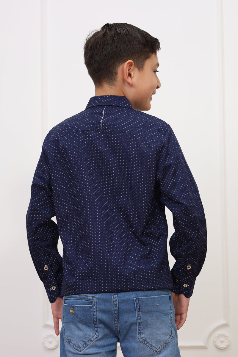 Camisa estampado Franck 2 manga larga clasic