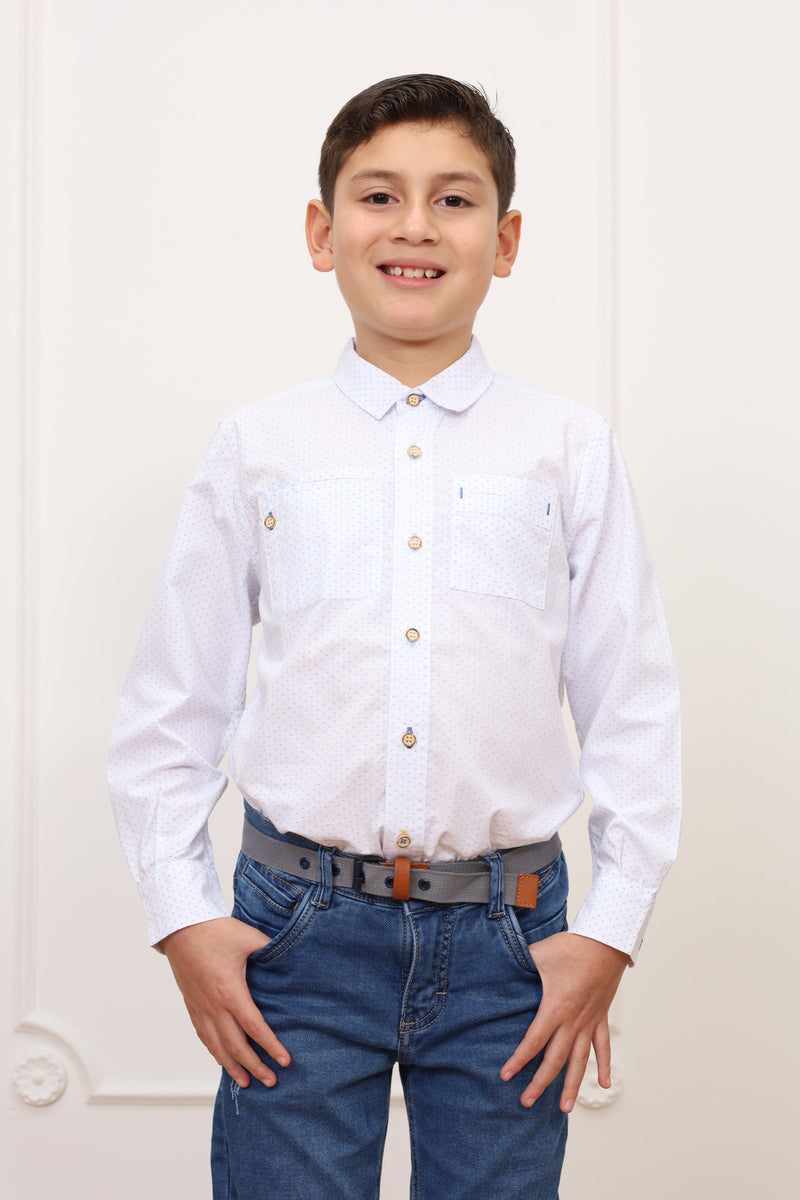 Camisa estampado Franck 2 manga larga clasic