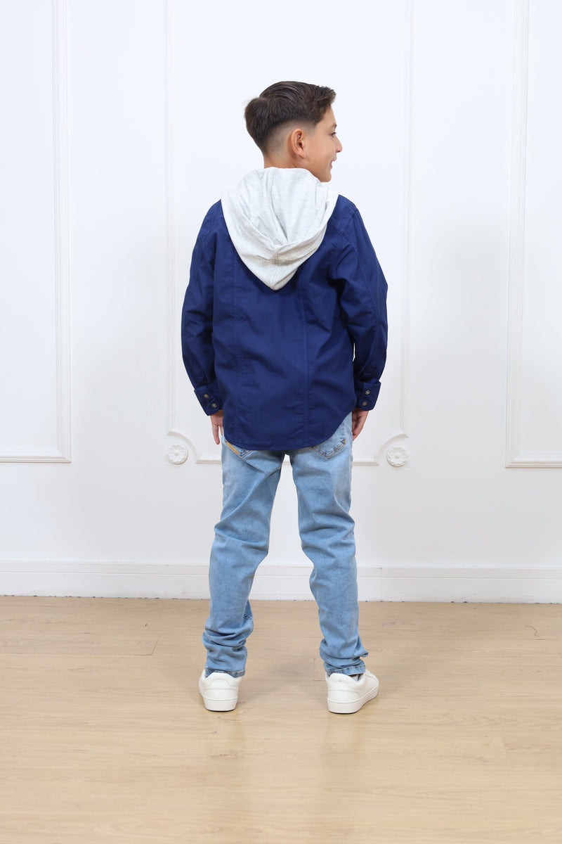 SobreCamisa drill Julian manga larga con capucha clasic