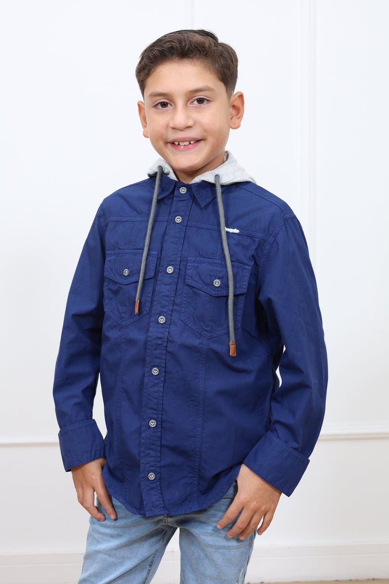 SobreCamisa drill Julian manga larga con capucha clasic