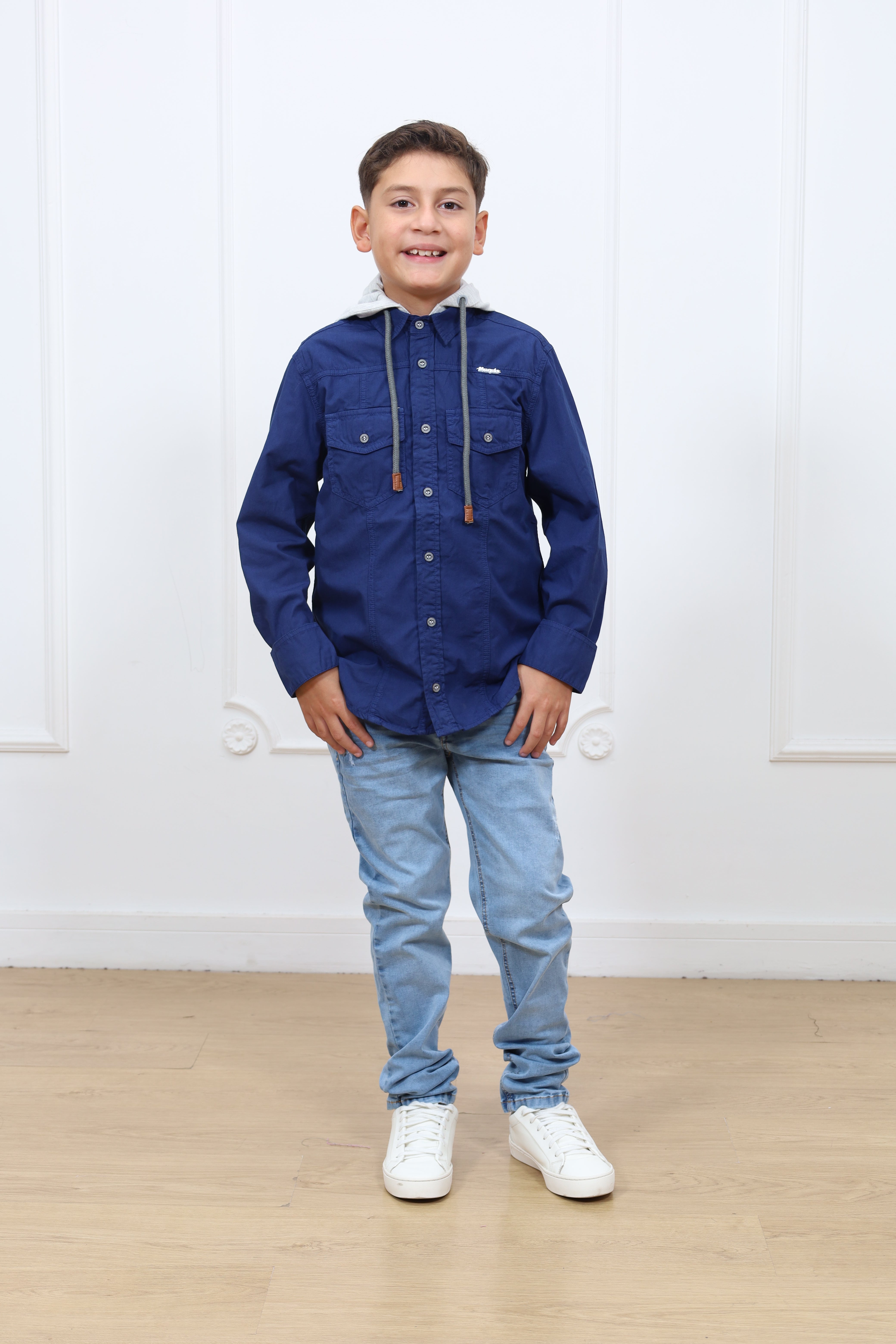 SobreCamisa drill Julian manga larga con capucha clasic