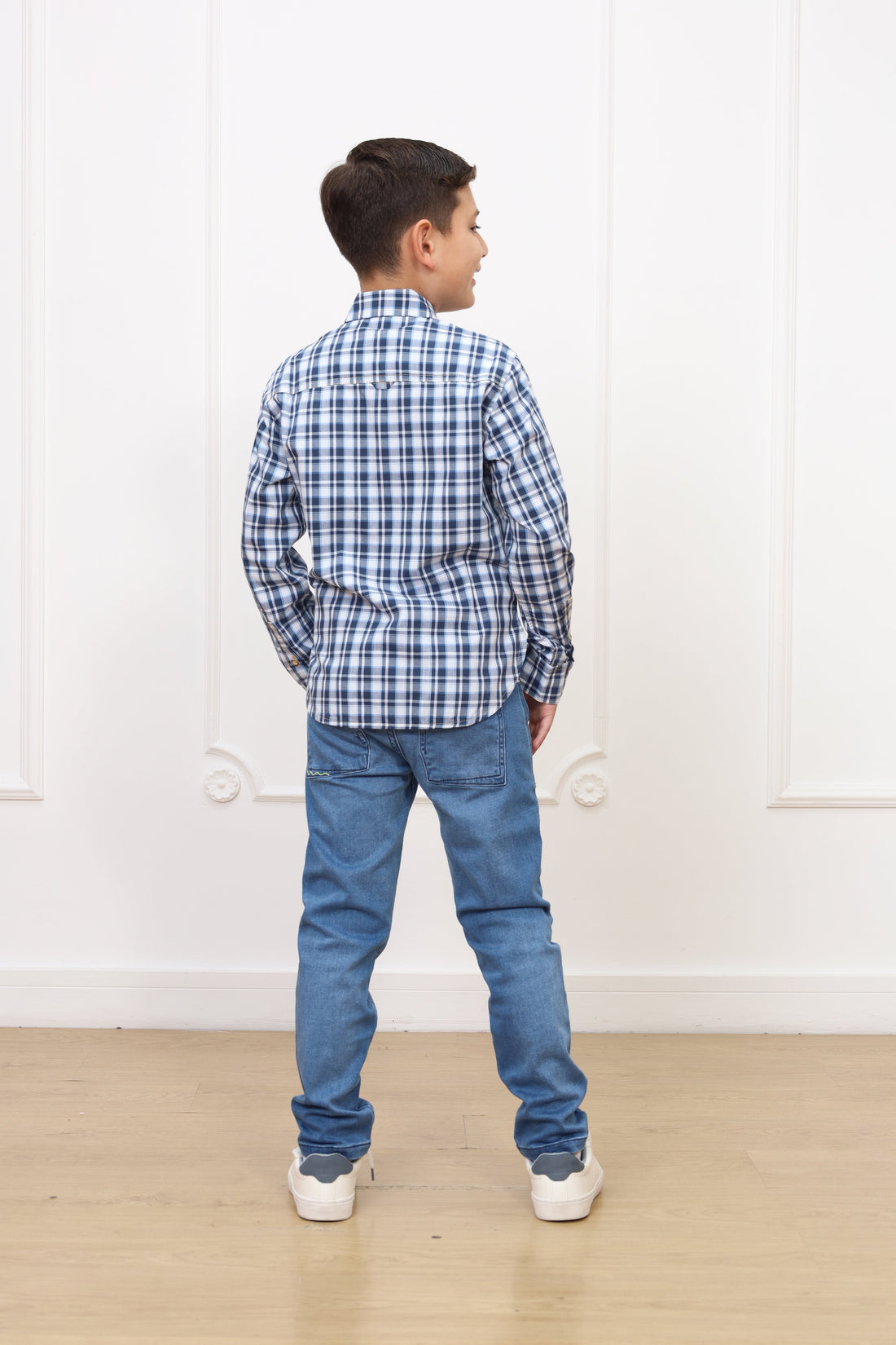 Camisa estampado Kelvin manga larga clasic