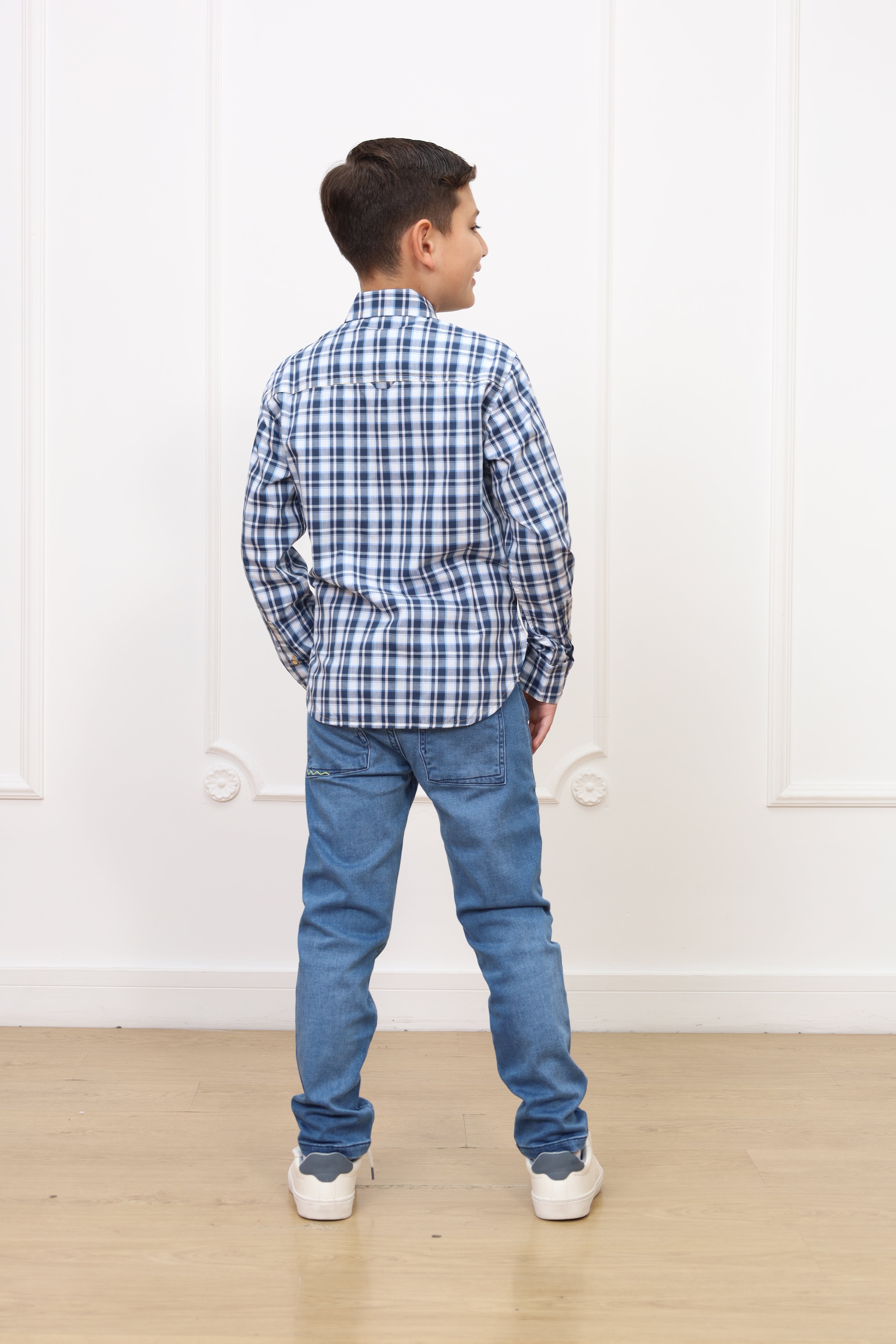 Camisa estampado Kelvin manga larga clasic