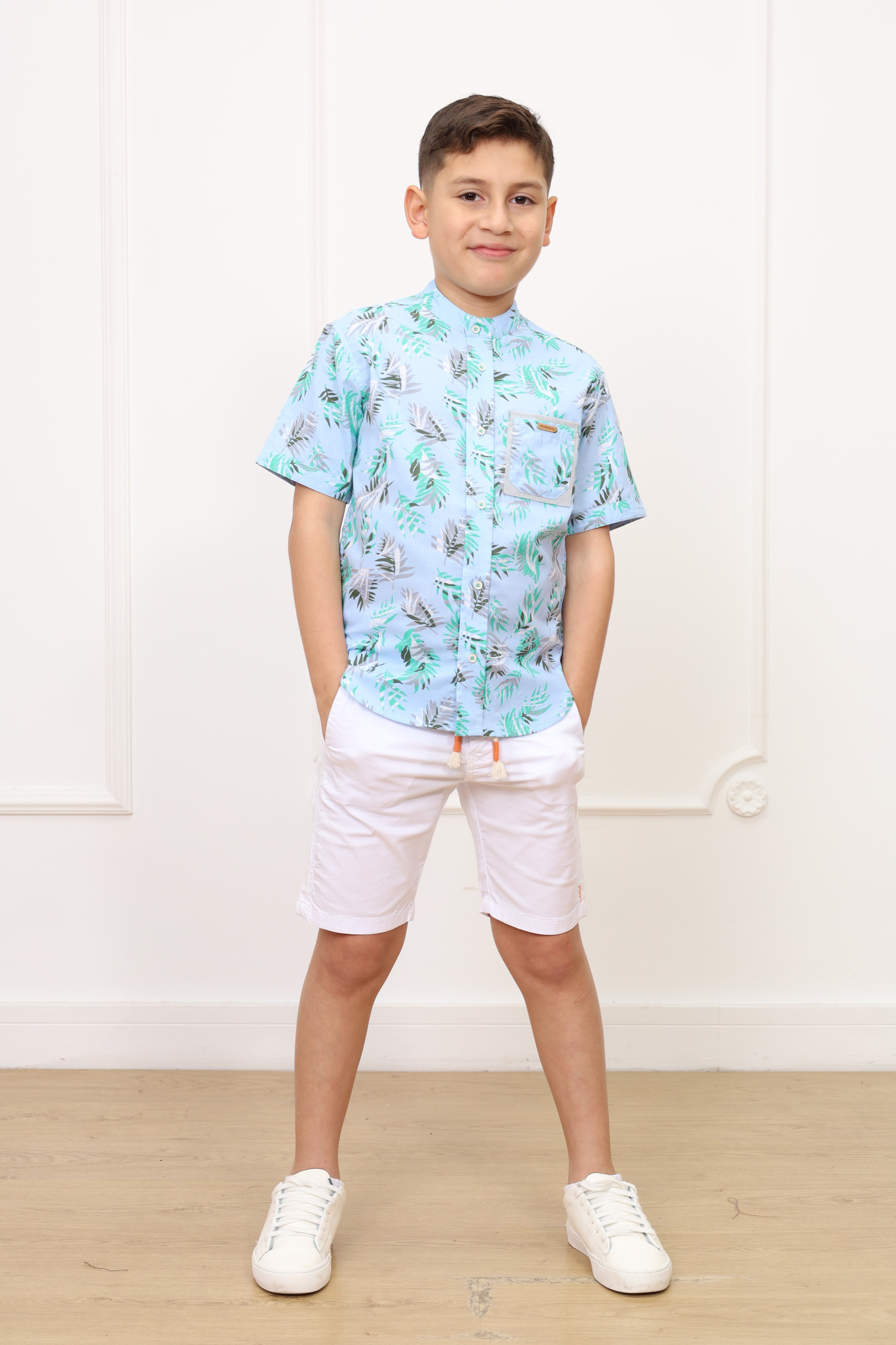 Camisa estampado Kelvin manga corta clasic