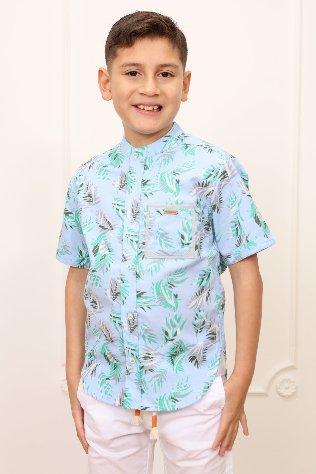 Camisa estampado Kelvin manga corta clasic