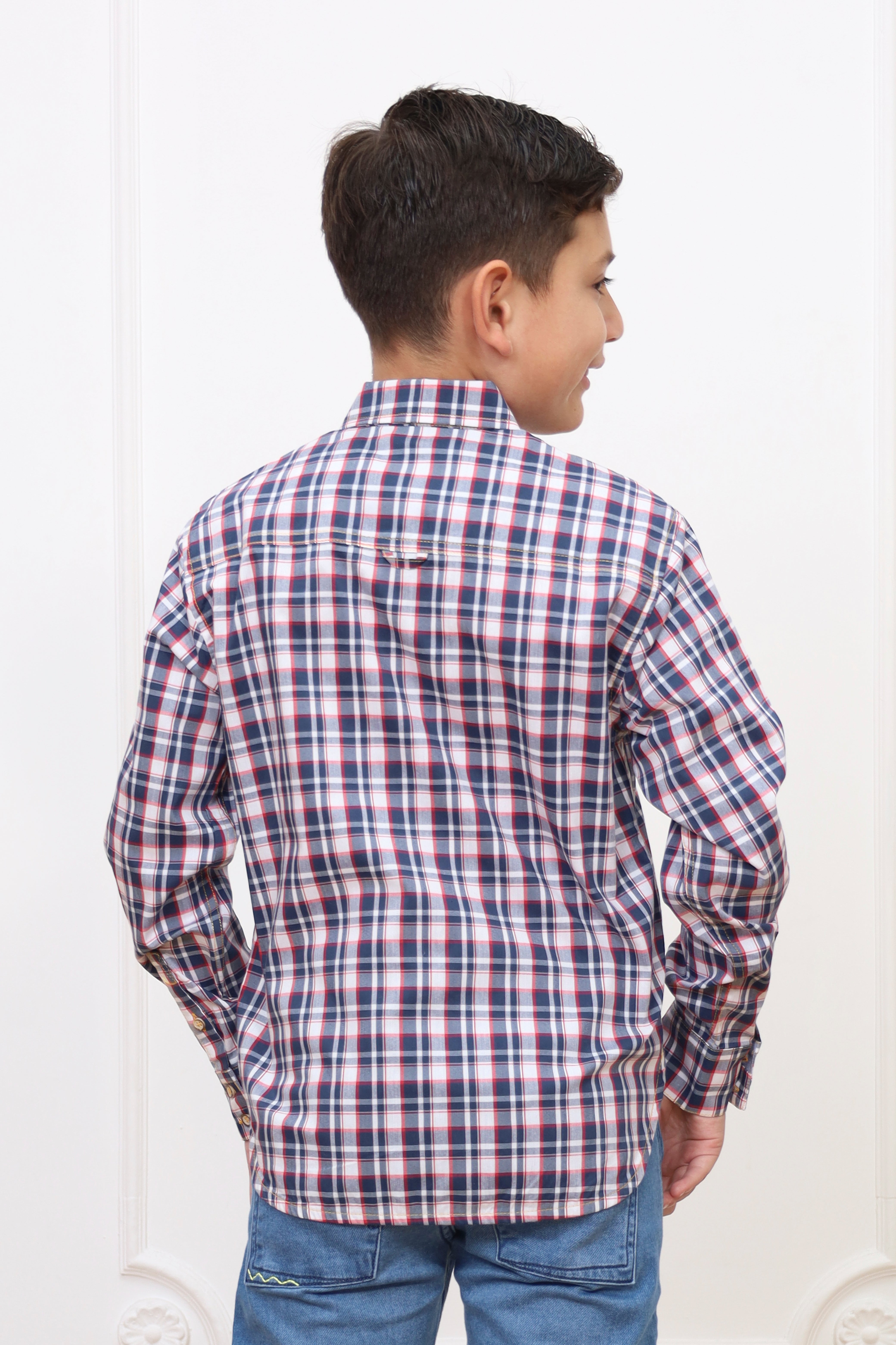 Camisa estampado Kelvin manga larga clasic