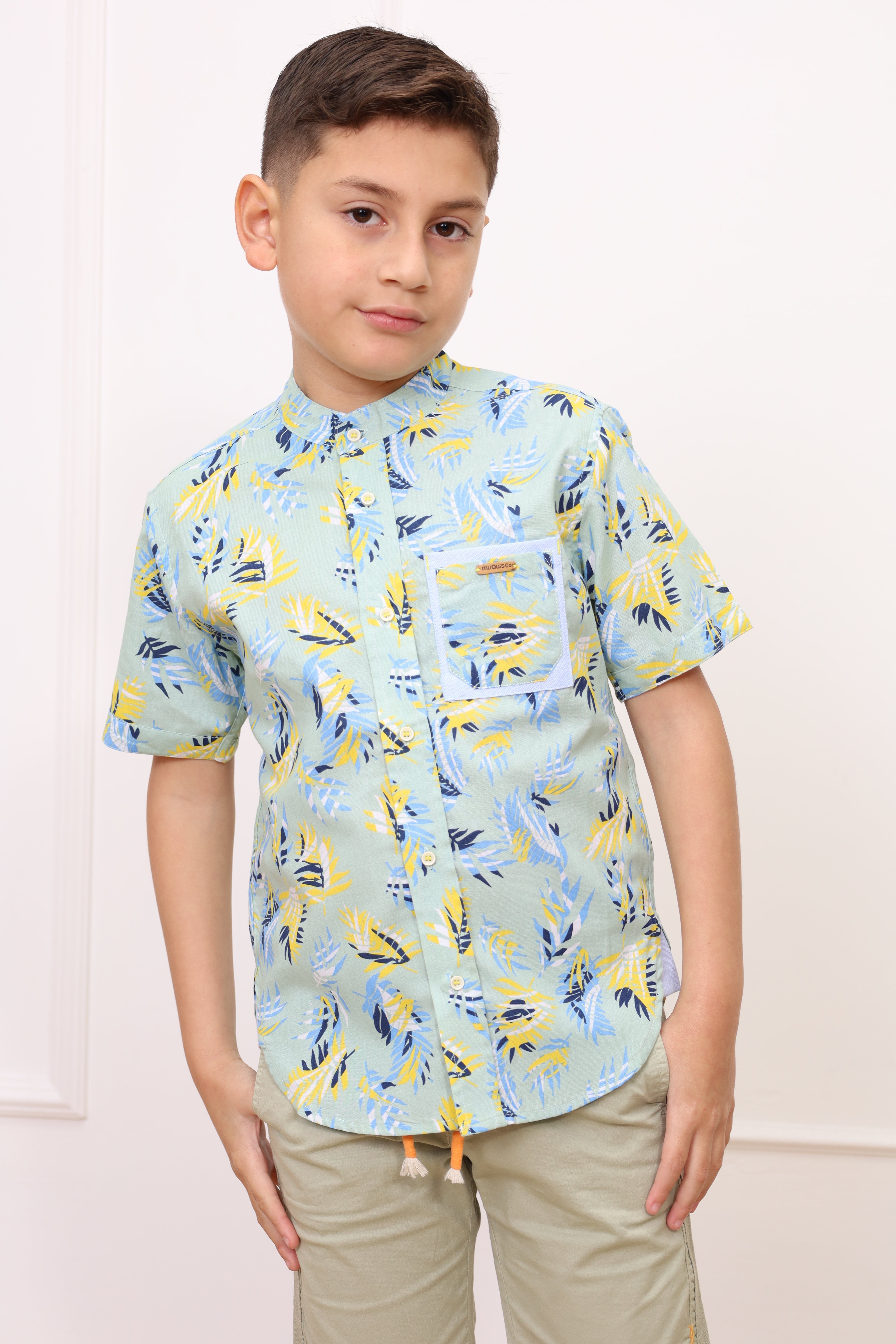 Camisa estampado Kelvin manga corta clasic