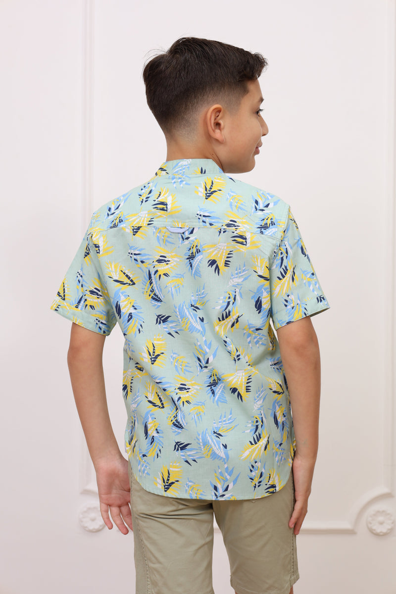 Camisa estampado Kelvin manga corta clasic