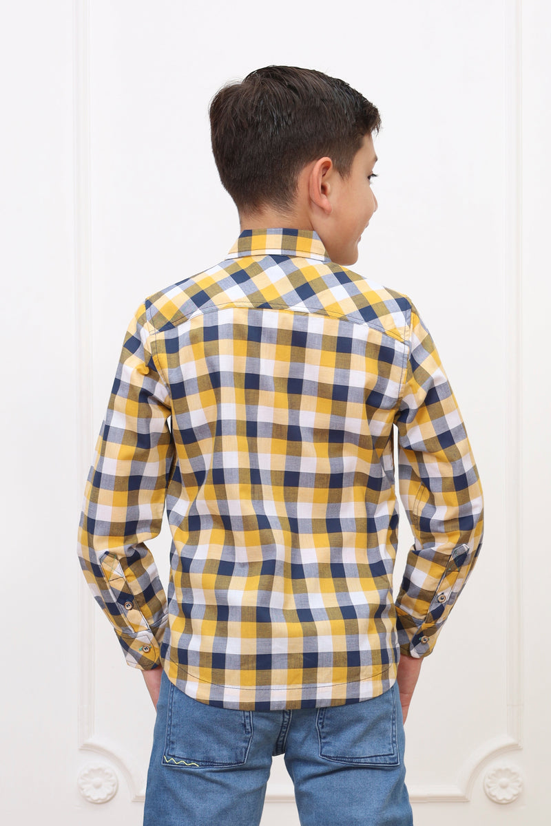 Camisa estampado Zahid 2 manga larga Slim