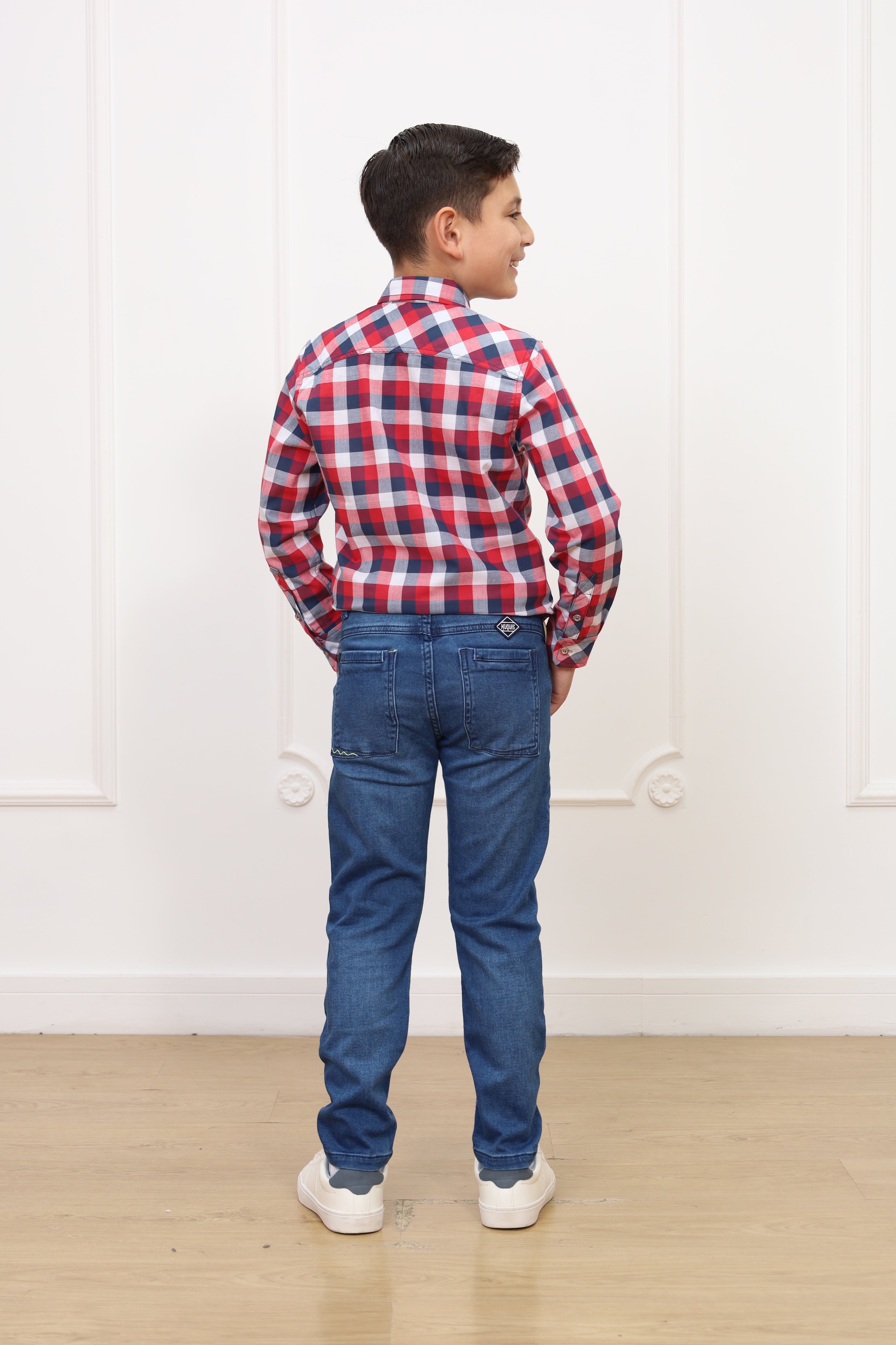 Camisa estampado Zahid 2 manga larga Slim