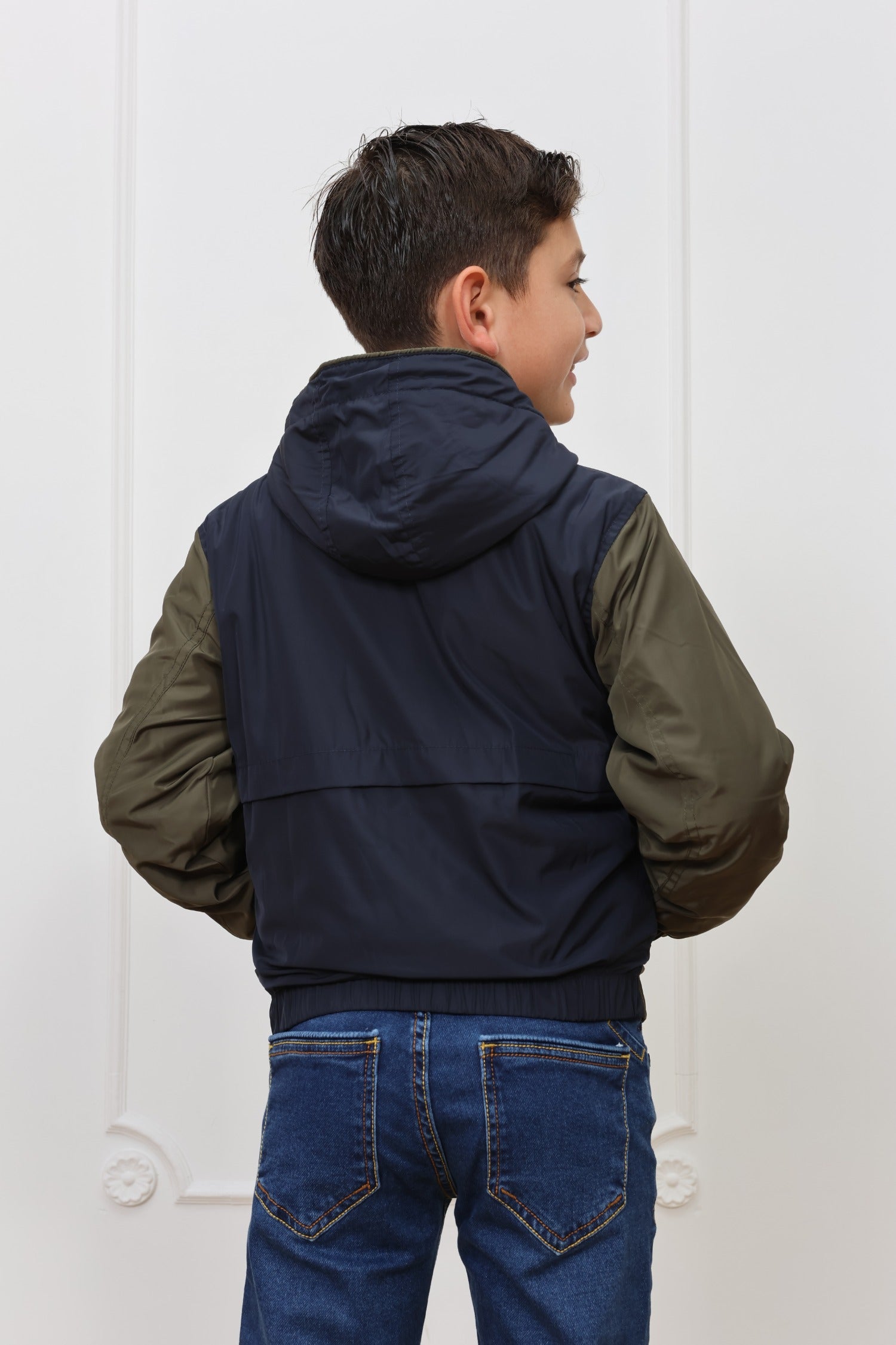 Casaca impermeable Edu con forro micropolar