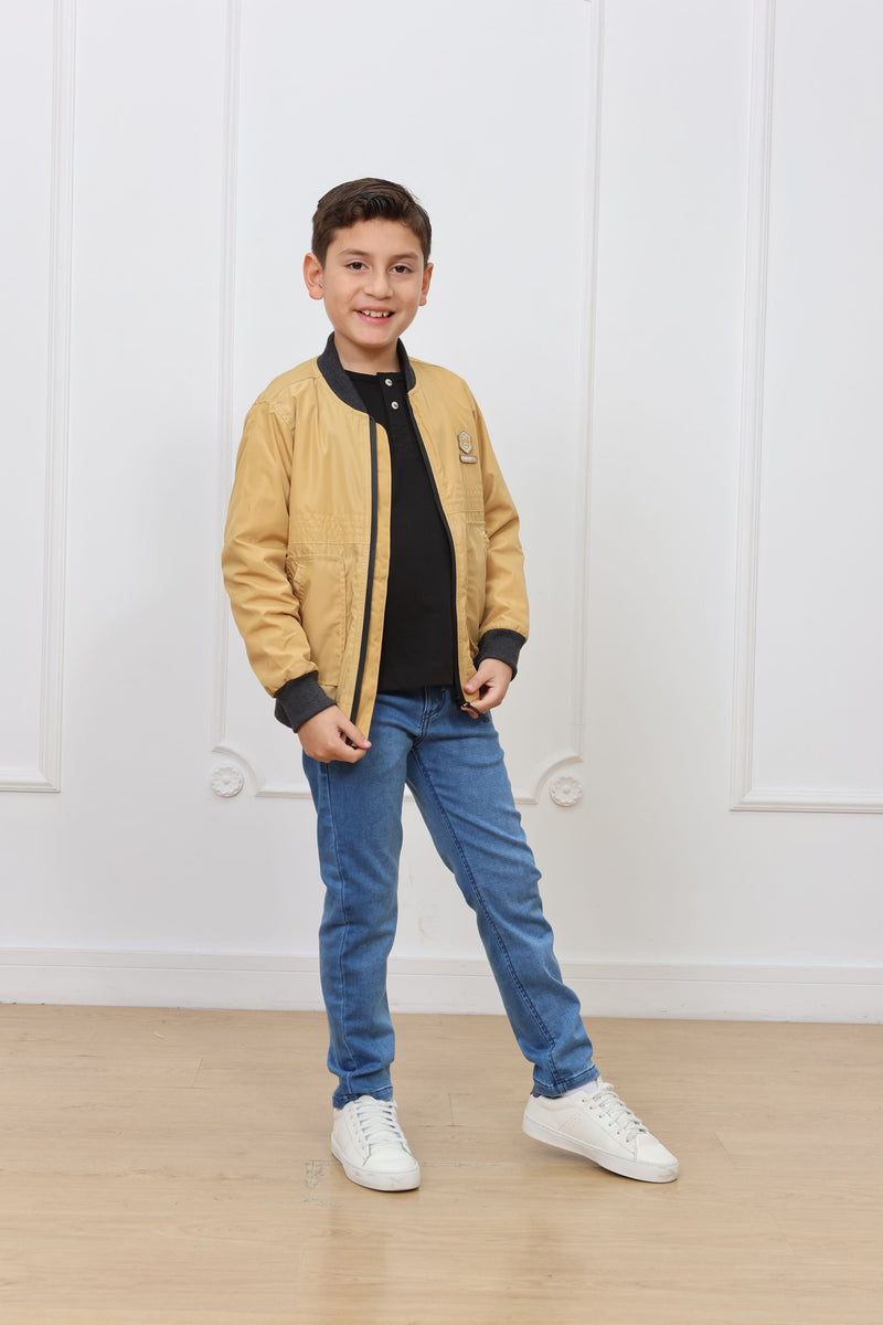 Casaca impermeable Esaud con forro micropolar