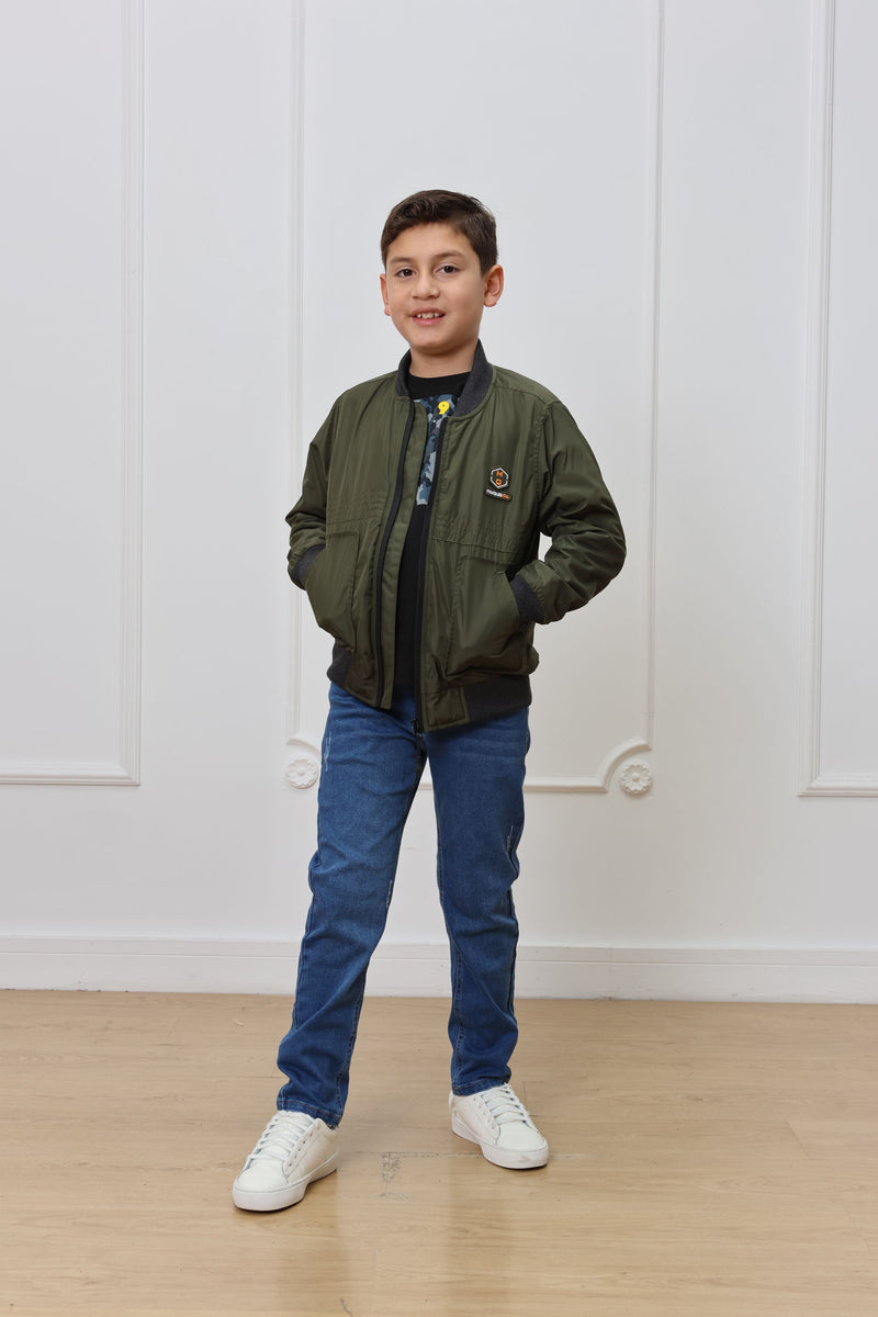 Casaca impermeable Esaud con forro micropolar