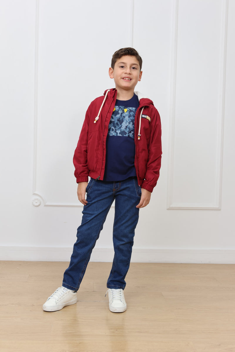 Casaca impermeable Reymond con forro micropolar