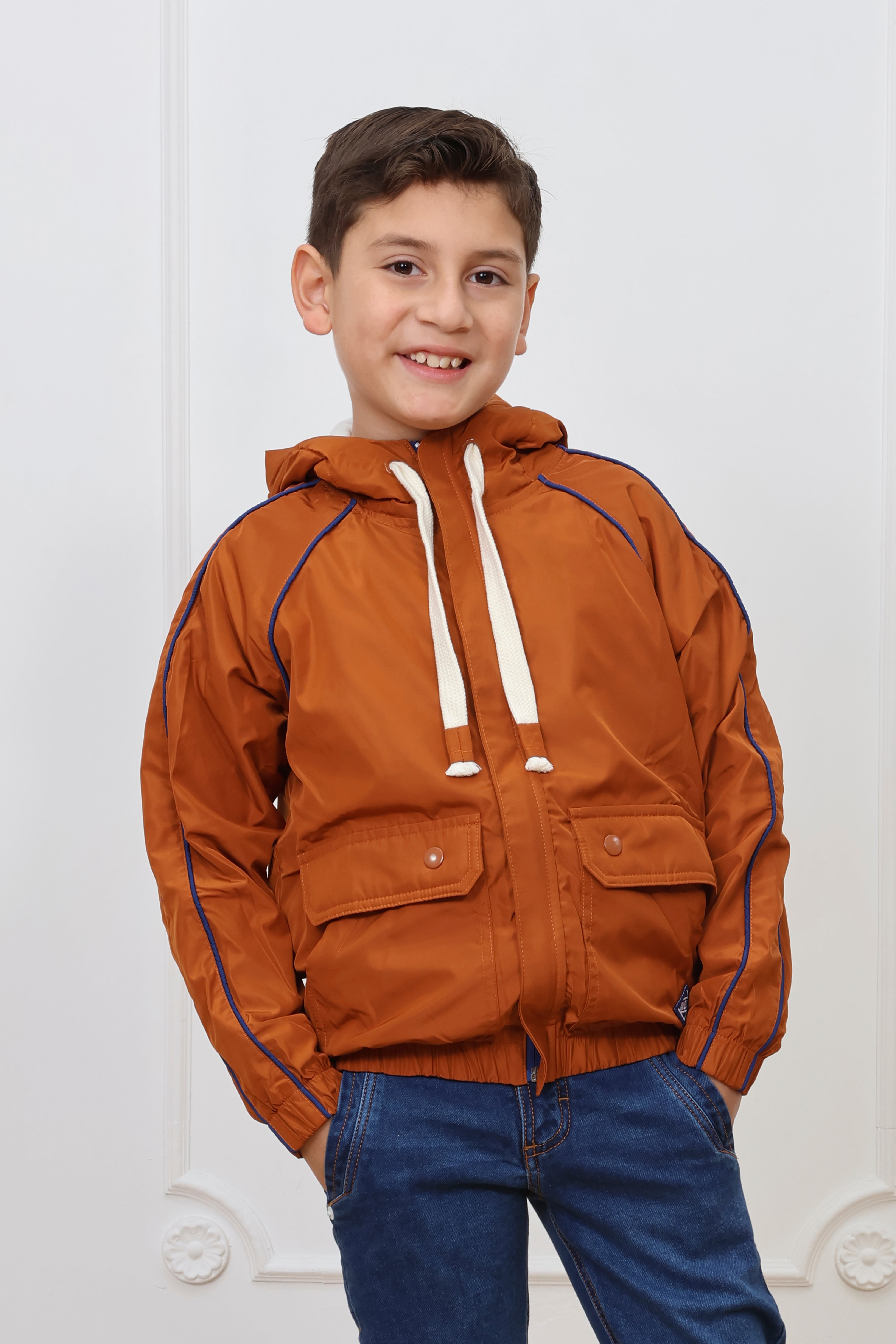 Casaca impermeable Roque con forro micropolar