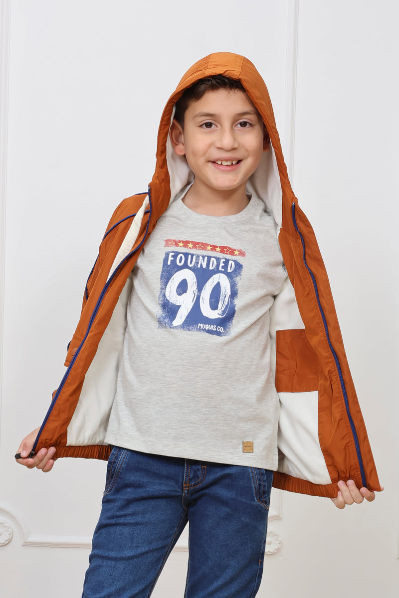 Casaca impermeable Roque con forro micropolar